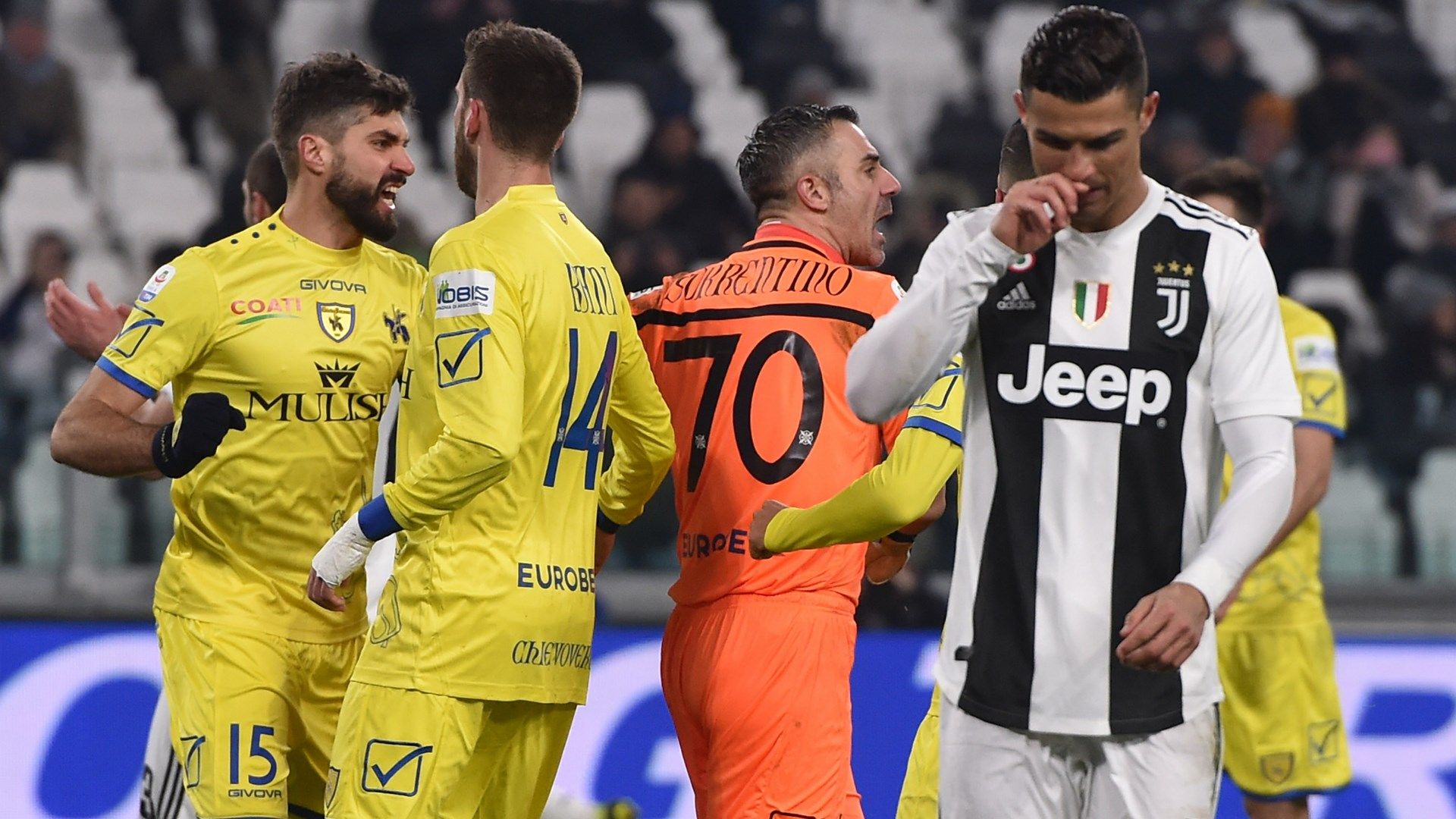 Stefano Sorrentino Cristiano Ronaldo Penalty