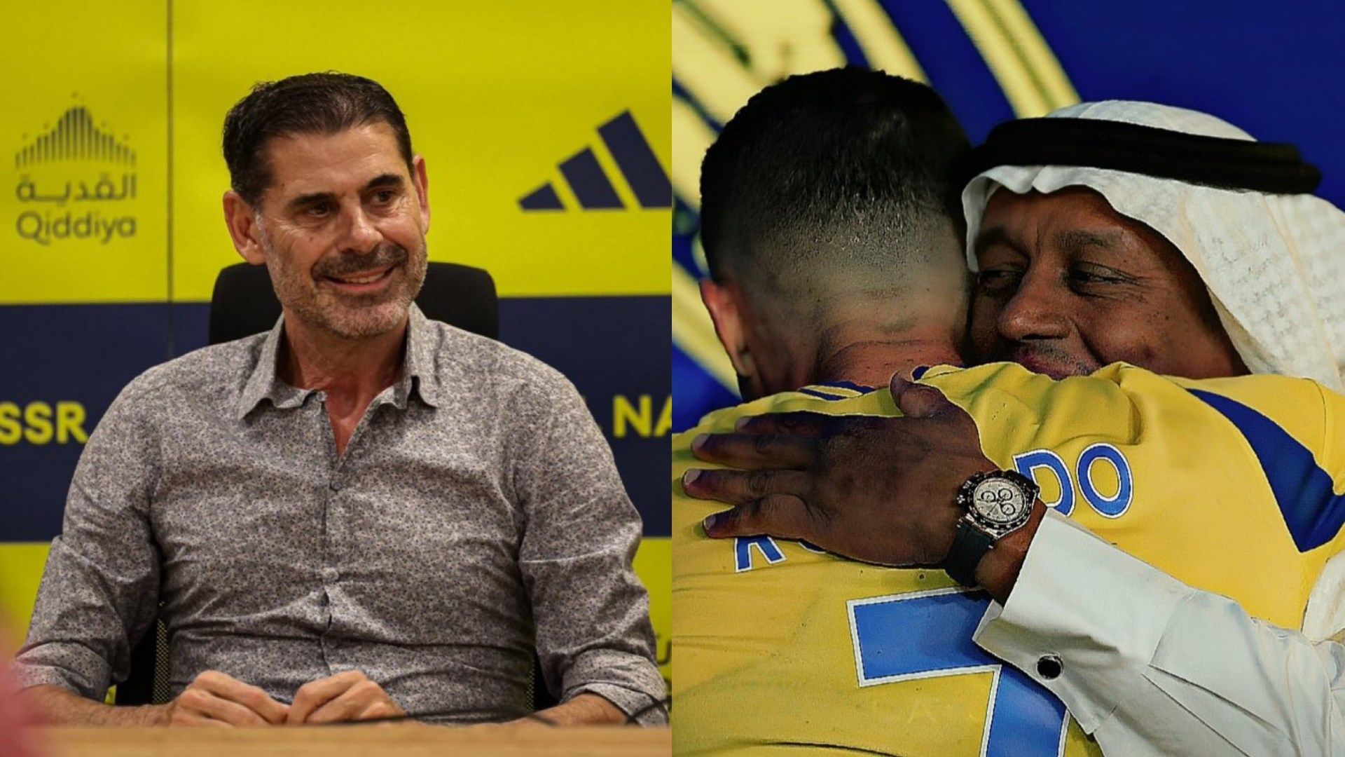 Fernando Hierro Majed Al Jamaan Cristiano Ronaldo Nassr
