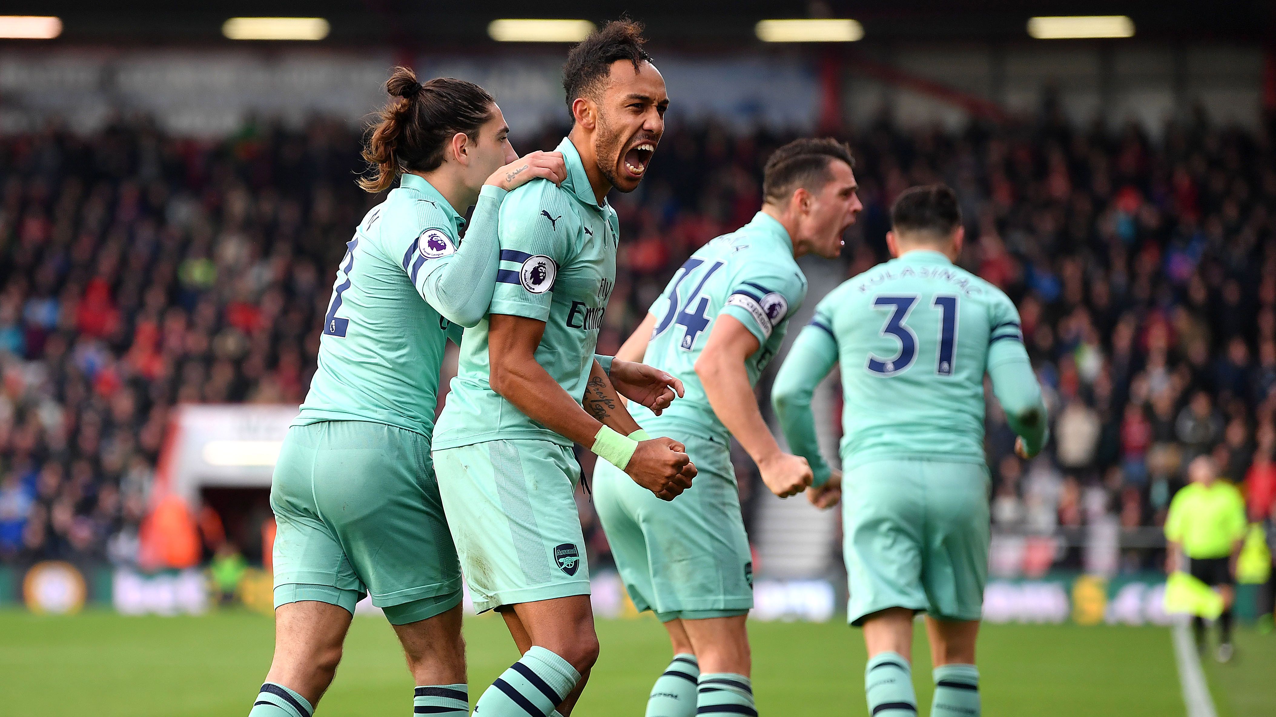 Aubameyang AFC Bournemouth Arsenal Premier League 25112018