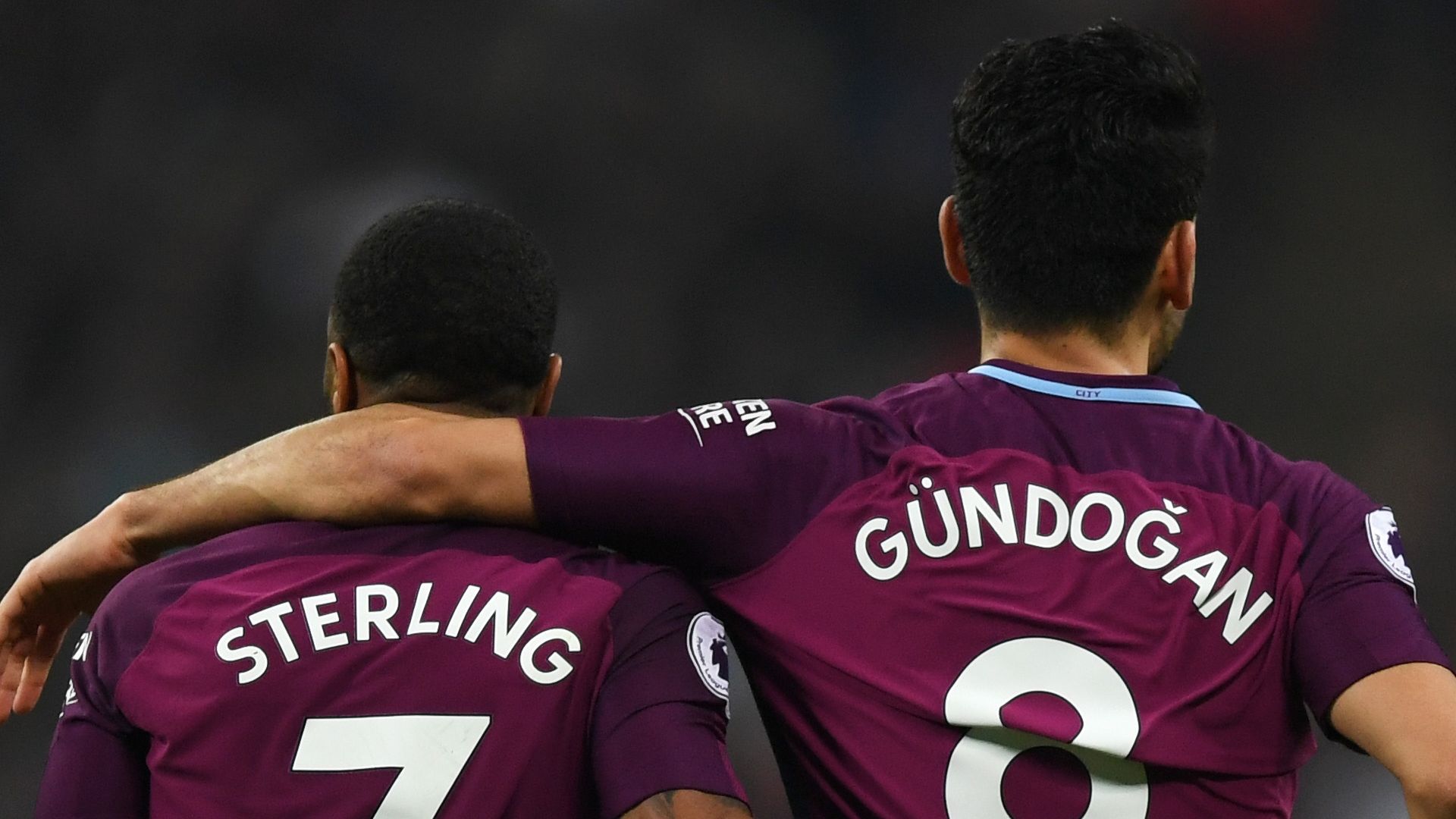 Raheem Sterling Ilkay Gundogan Manchester City