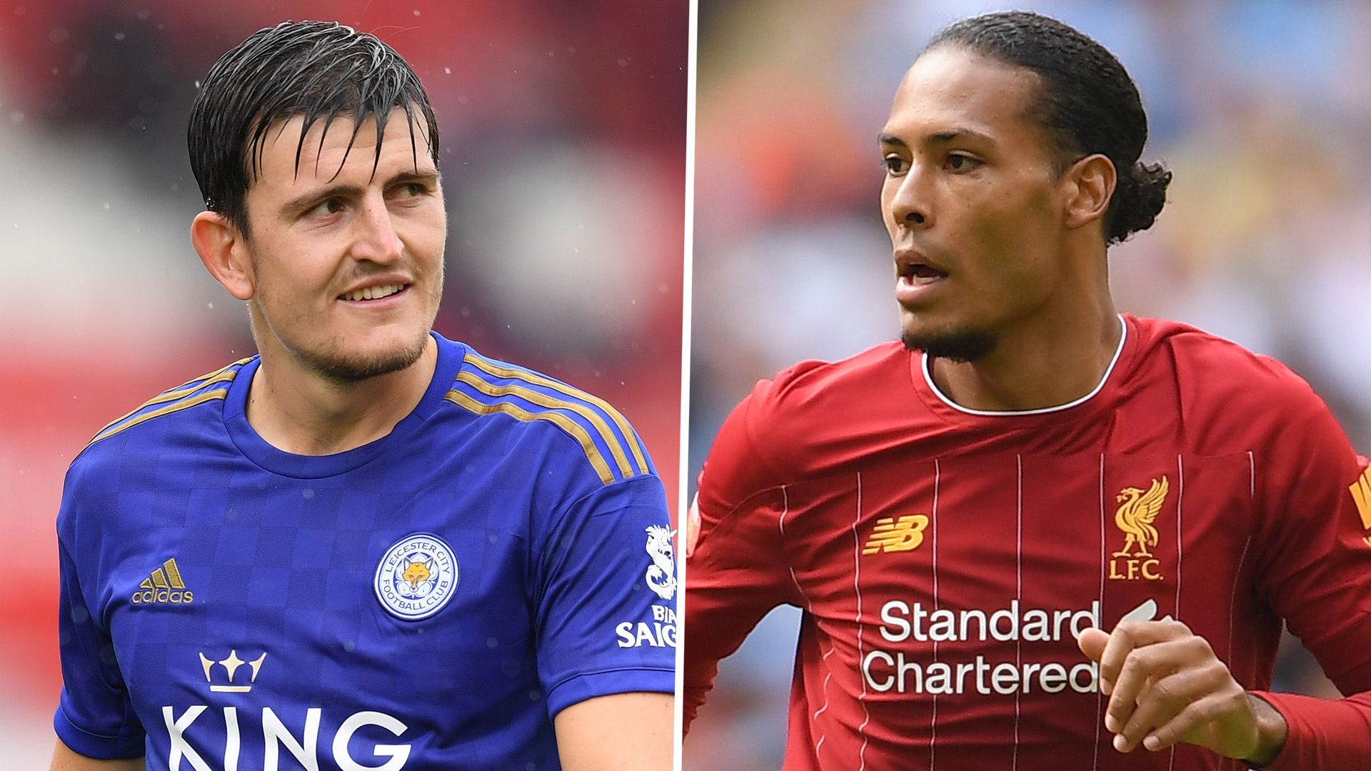 Harry Maguire Virgil van Dijk Leicester Liverpool