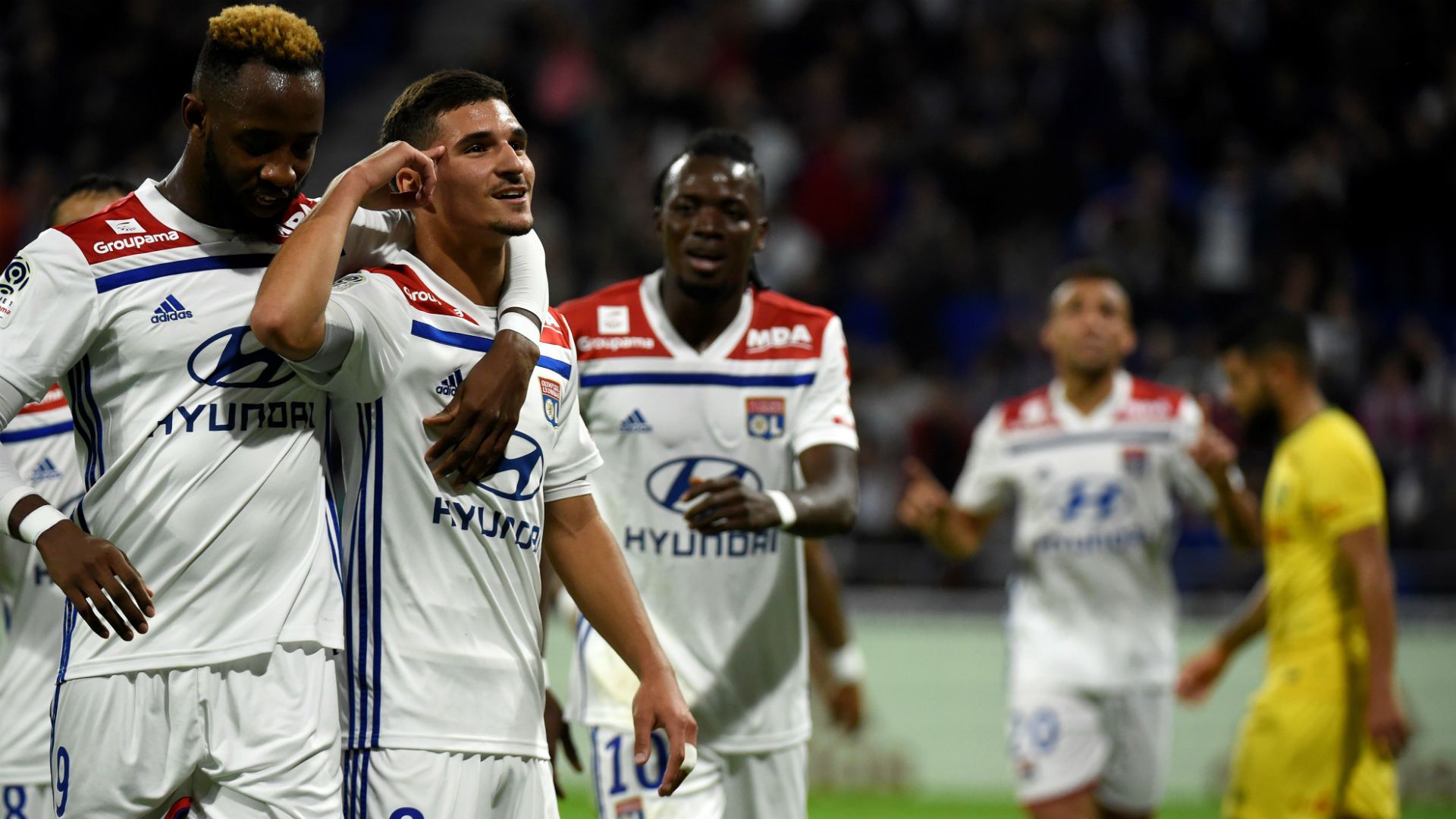 Houssem Aouar Lyon Nantes Ligue 1 29092018