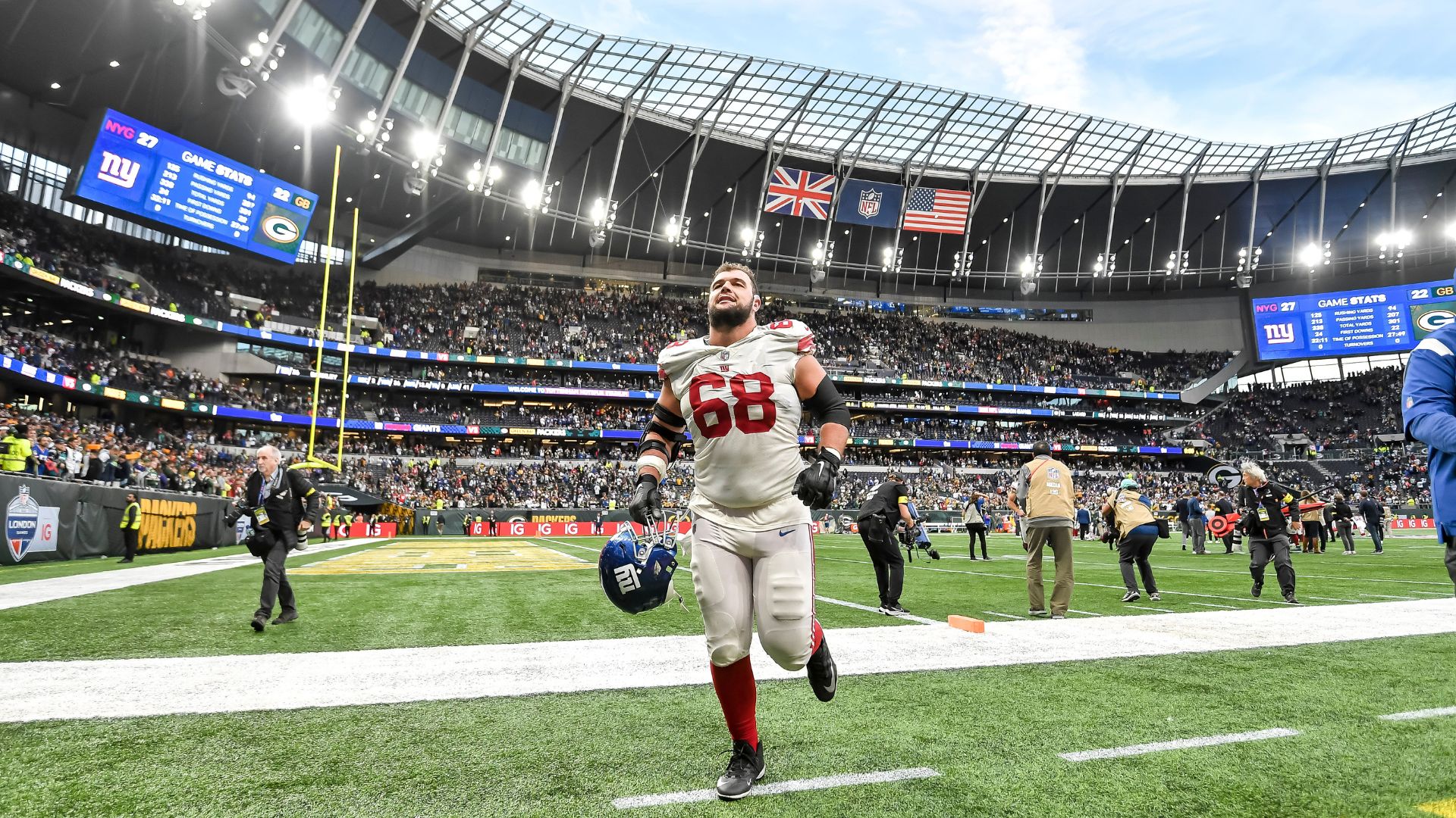 New York Giants and Green Bay Packers at Tottenham Hotspur Stadium
