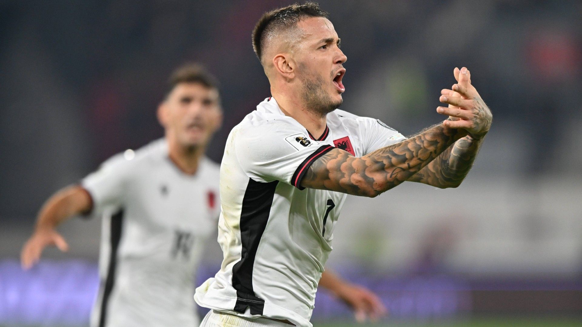 REY MANAJ football player of Albania