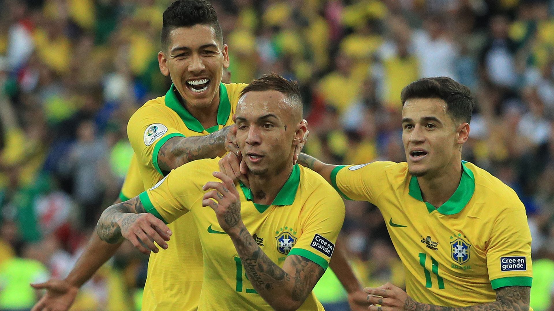 Everton Coutinho Firmino Brasil Peru Copa America final 07072019