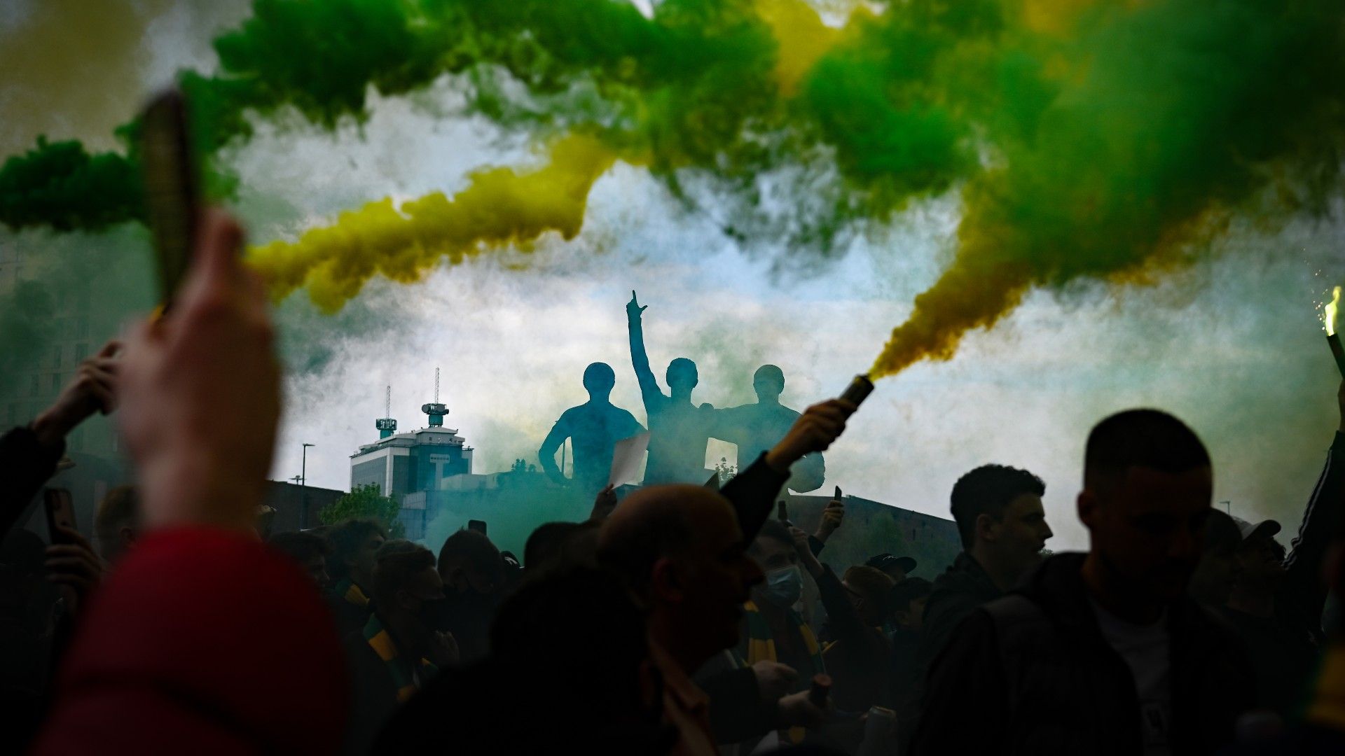 Manchester United Old Trafford Glazer protests