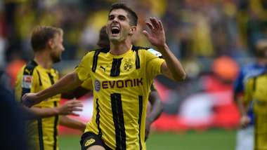 Christian Pulisic Borussia Dortmund Bundesliga 09172016