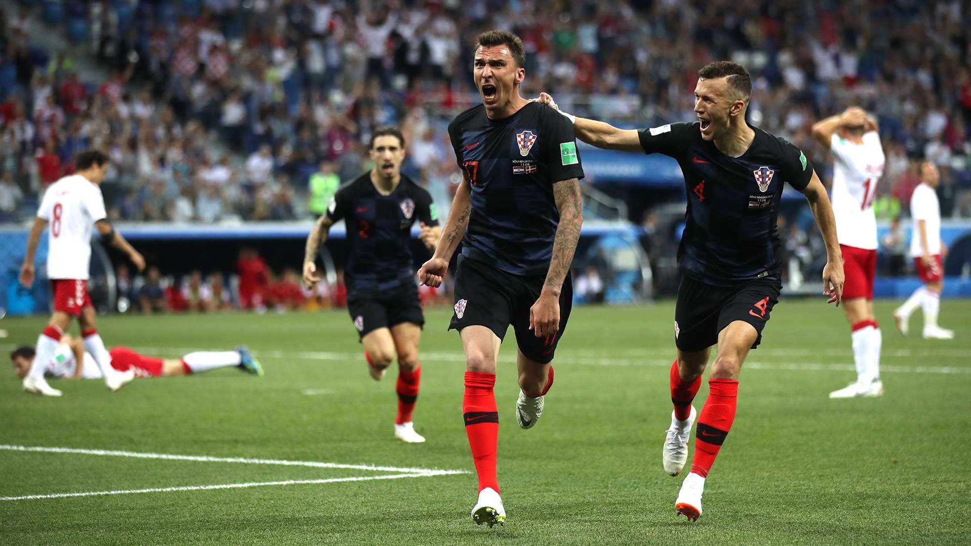 Croatia Denmark World Cup 2018