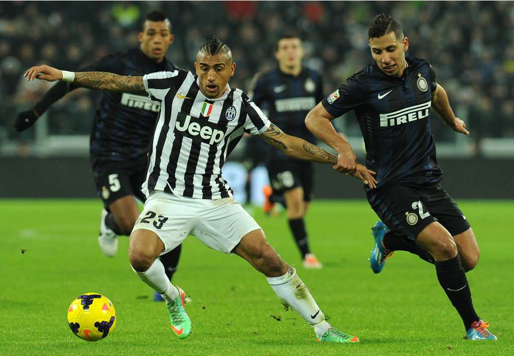 Arturo Vidal Saphir Taider Juventus Inter Serie A