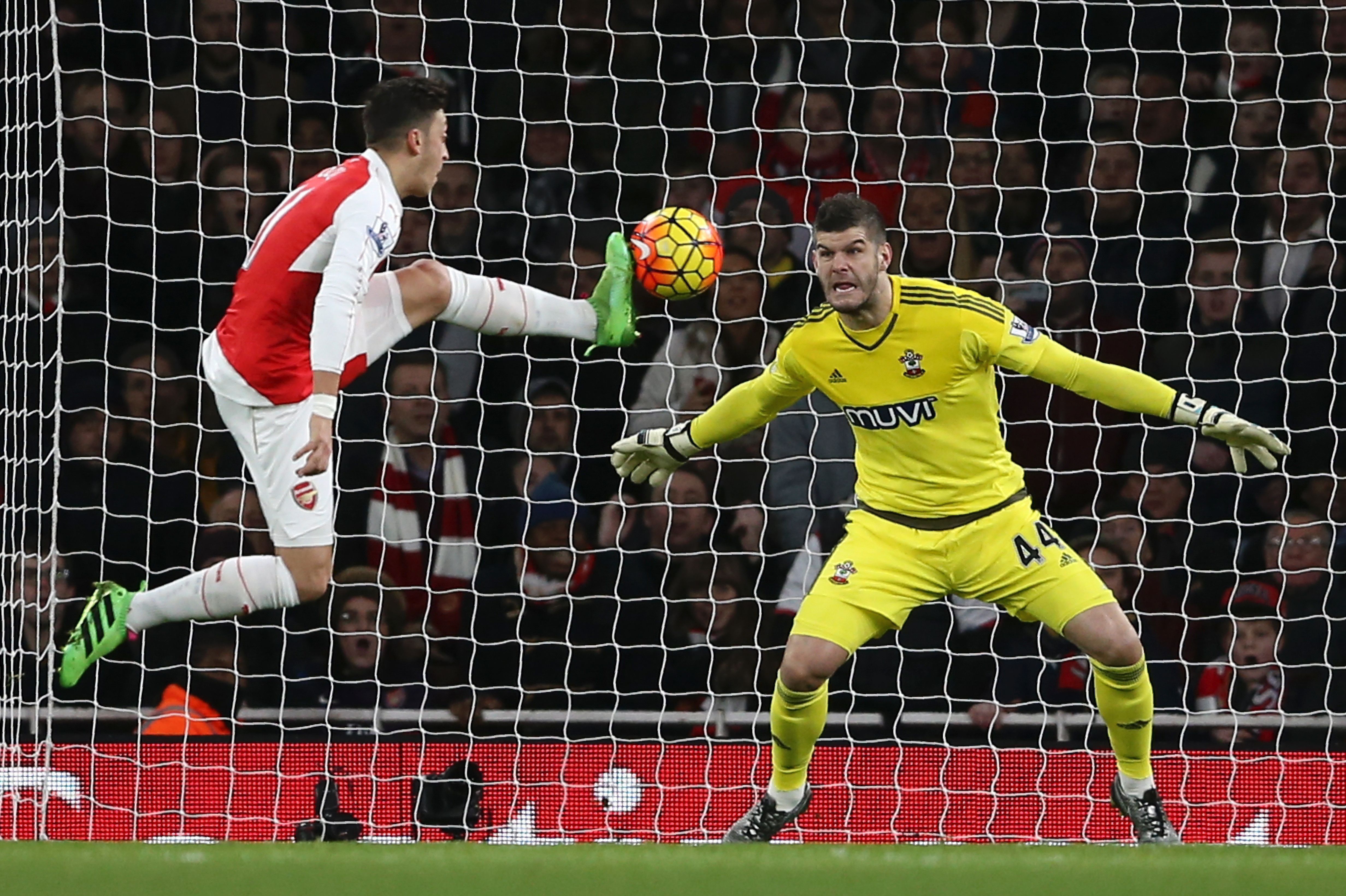 Fraser Forster Arsenal Southampton 02022016