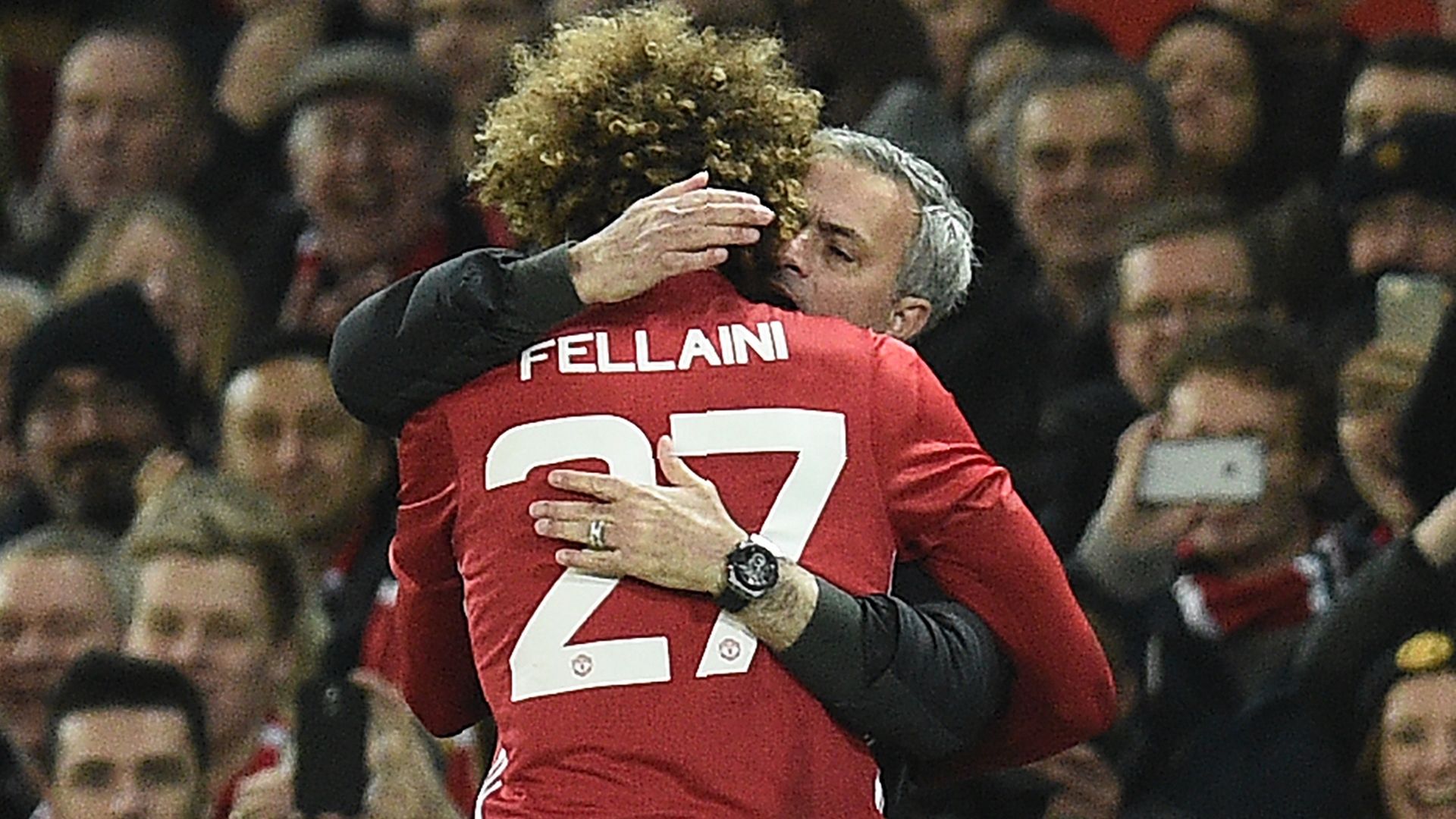 Jose Mourinho Marouane Fellaini Manchester United