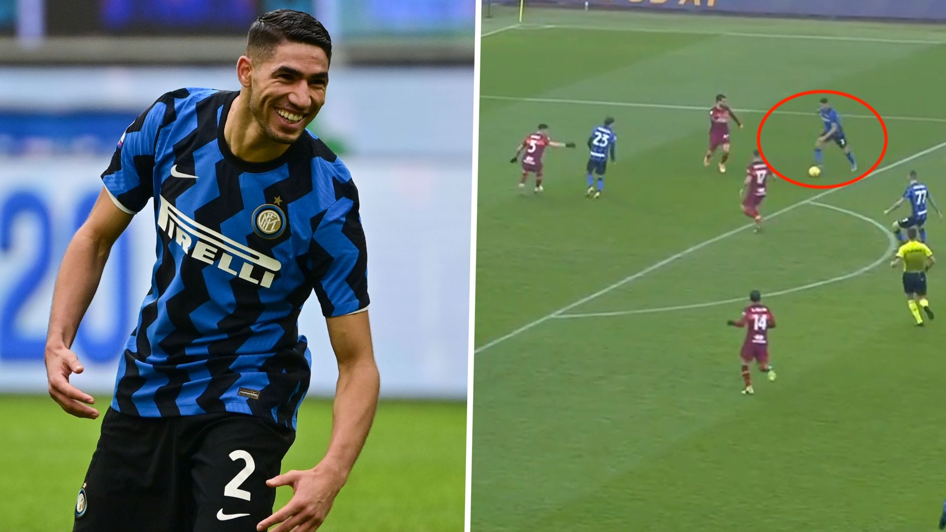 GFX Achraf Hakimi Inter Roma