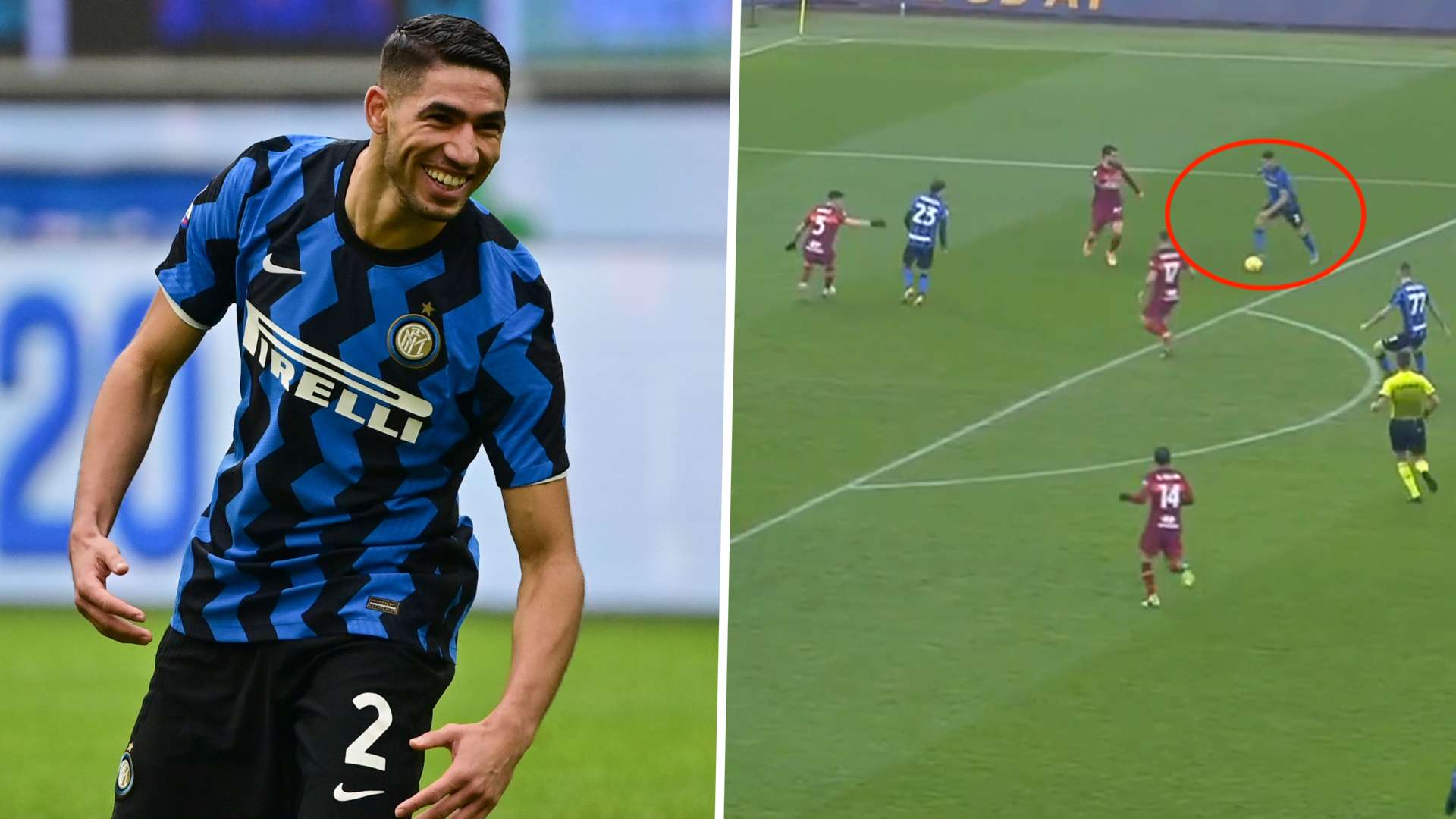 GFX Achraf Hakimi Inter Roma