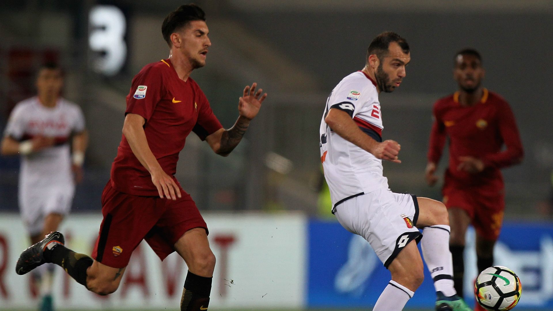 Pellegrini Pandev Roma Genoa