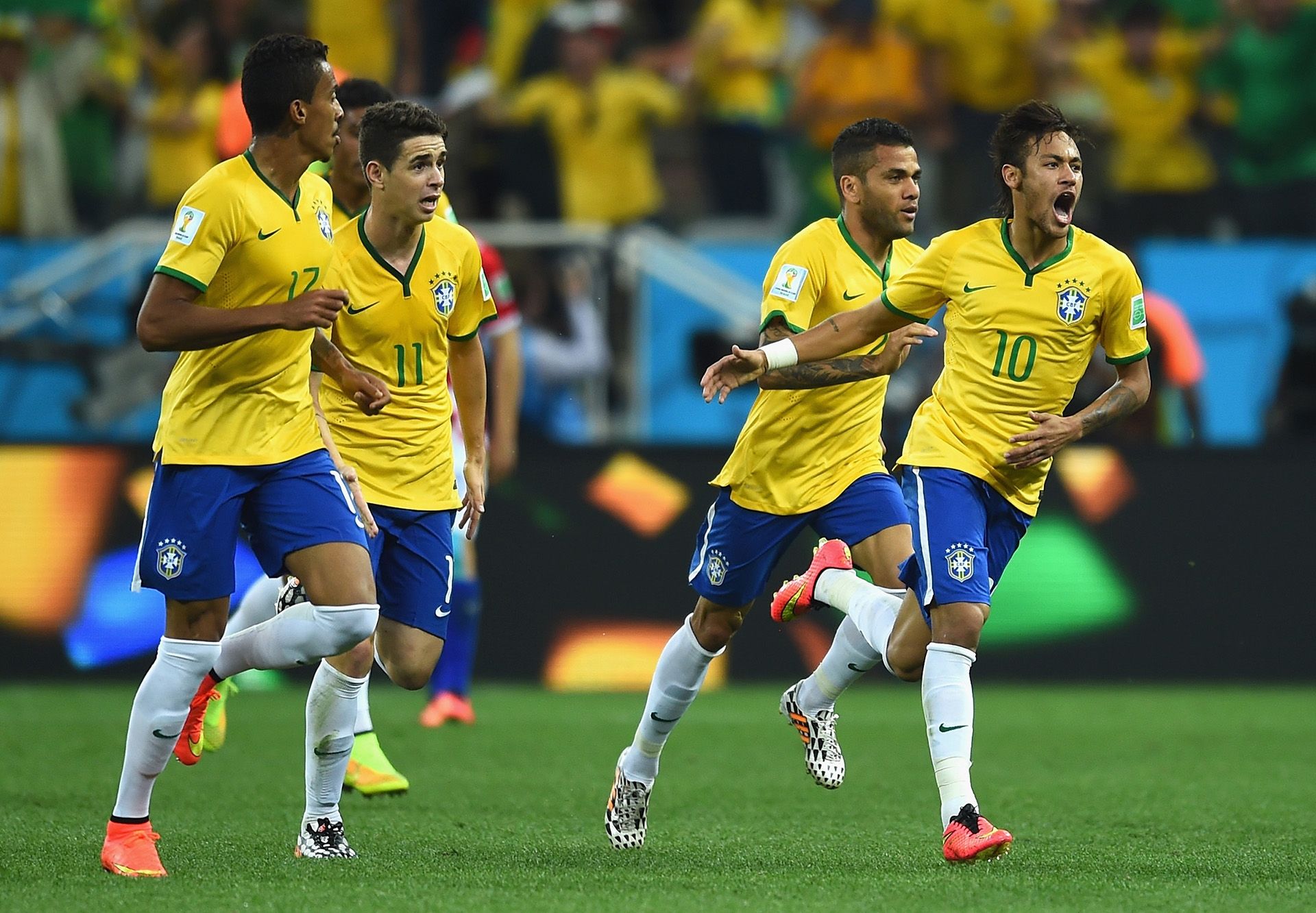 Neymar Brazil Croatia 2014 World Cup Group A 06122014