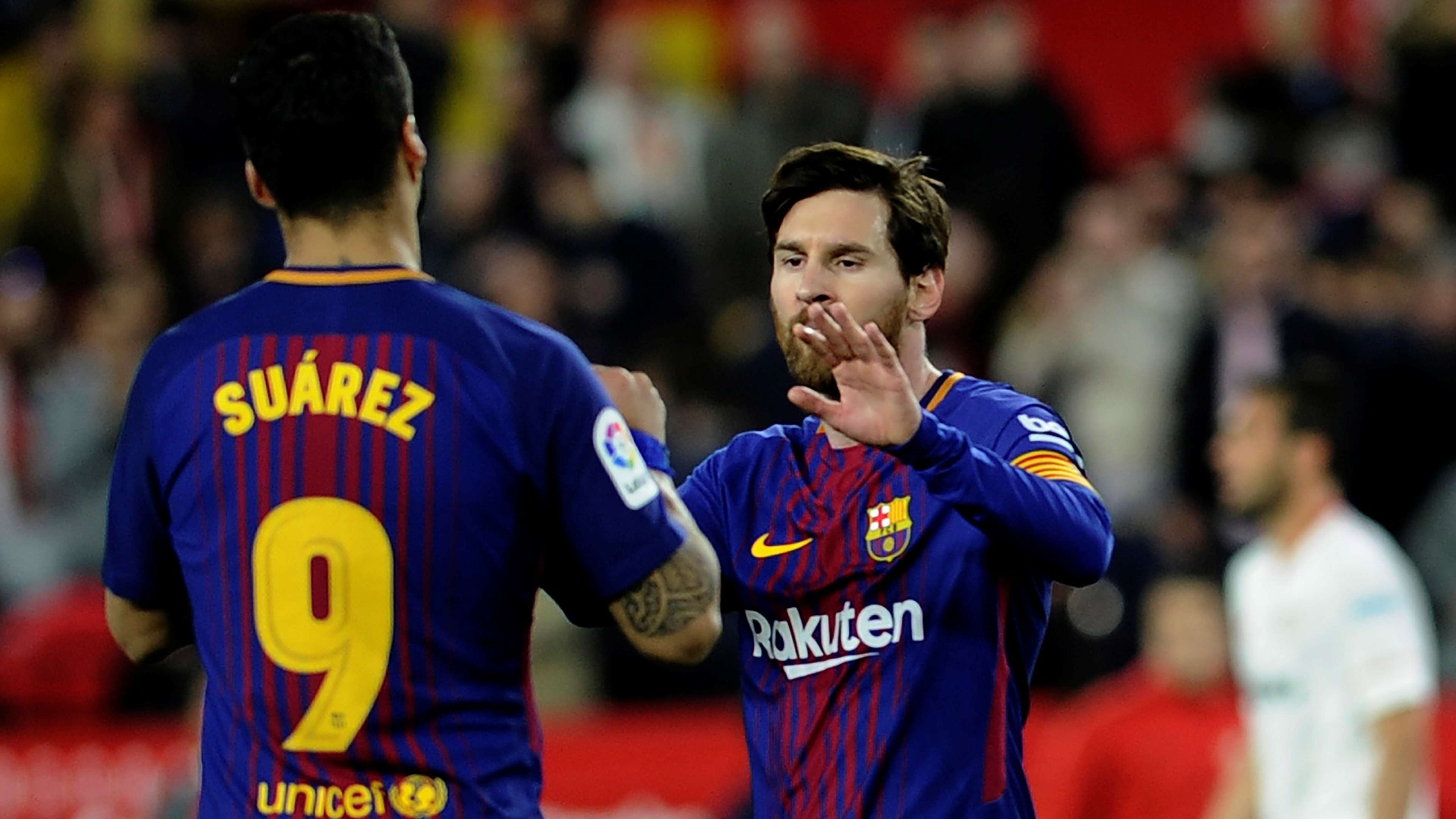 Lionel Messi Luis Suarez Barcelona 2018-03-31