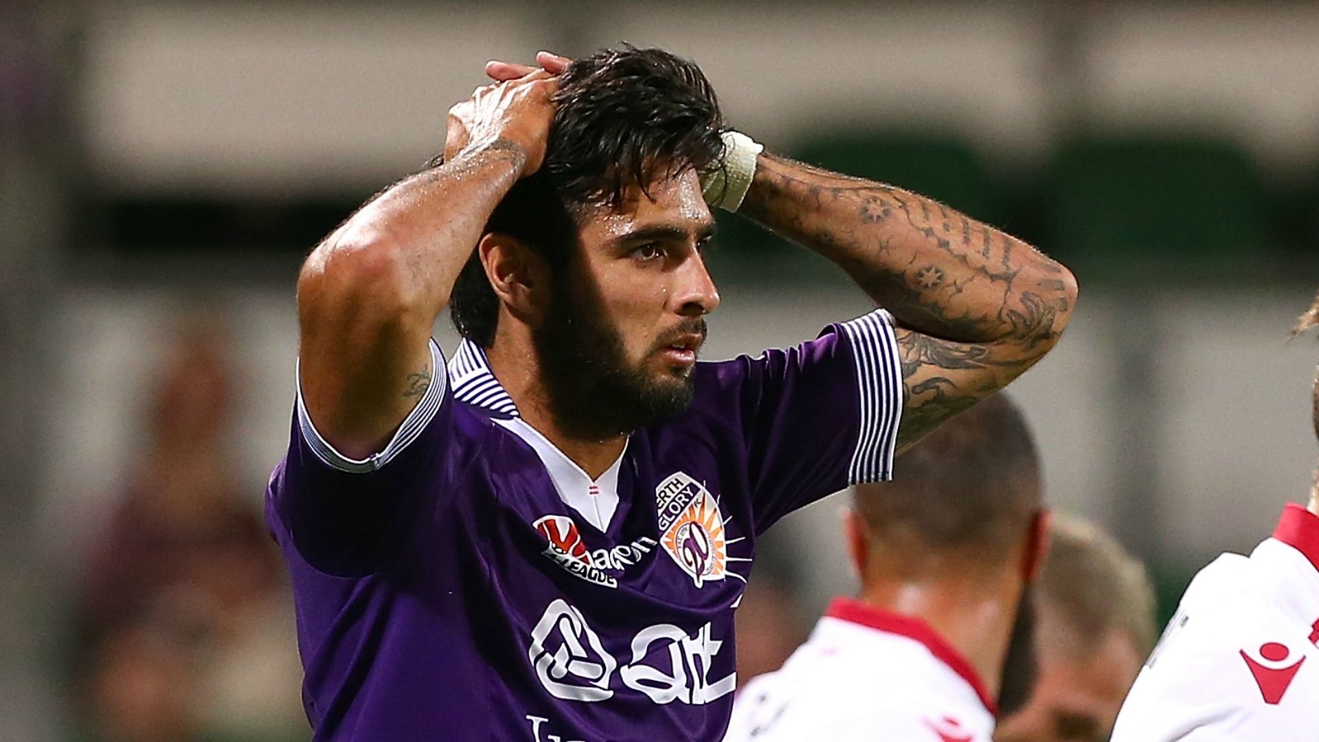 Rhys Williams Perth Glory v Adelaide United A-League 18112016