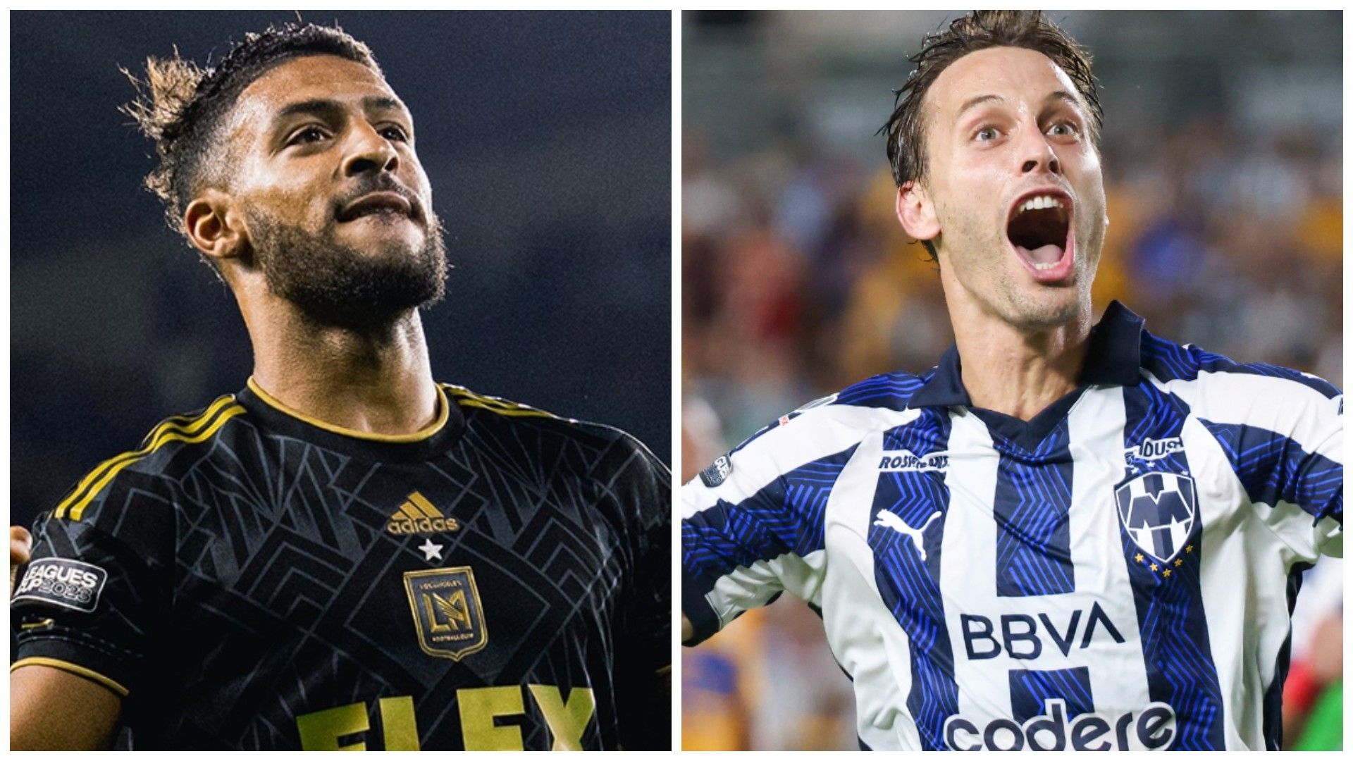 Dennis Bouanga Sergio Canales LAFC Rayados