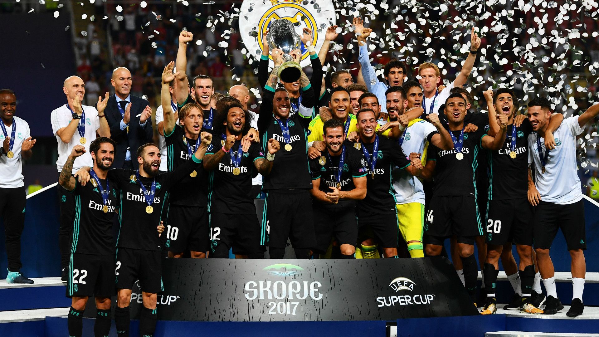 Real Madrid celebrate