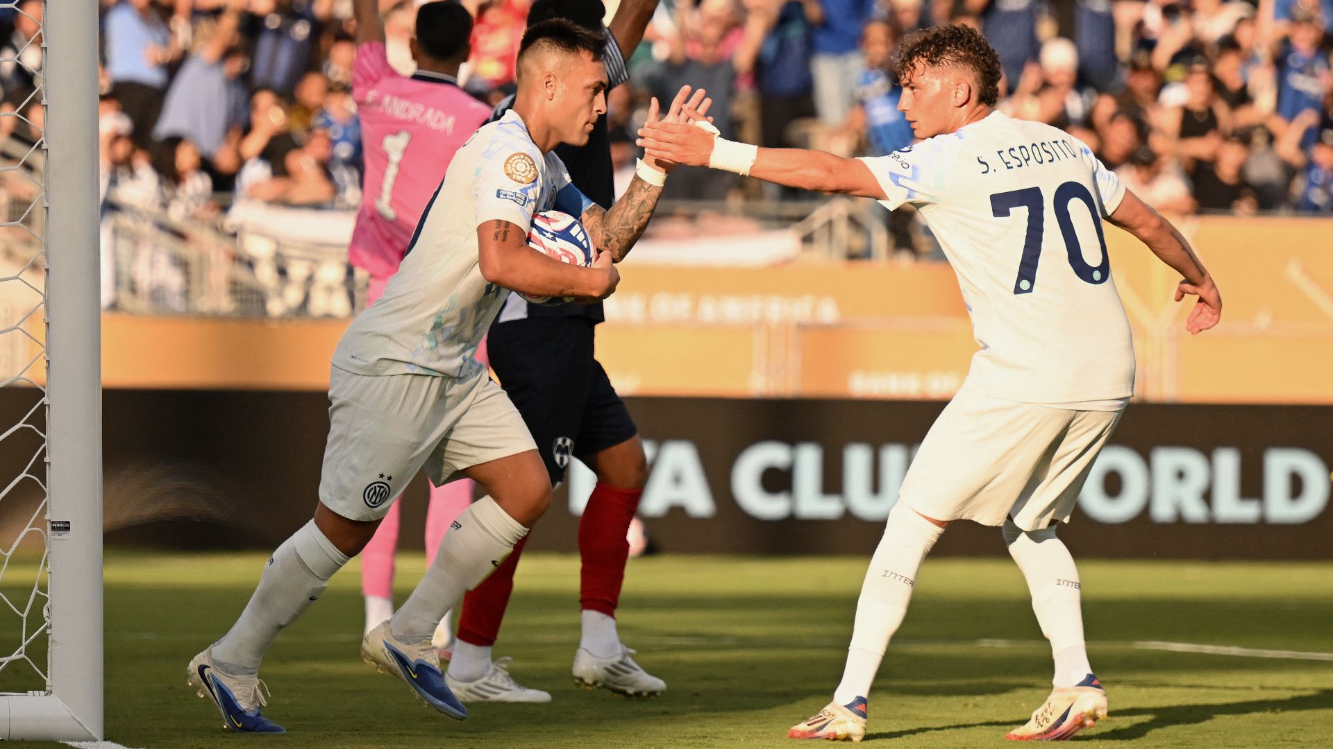 Lautaro Martinez Sebastiano Esposito Monterrey Inter