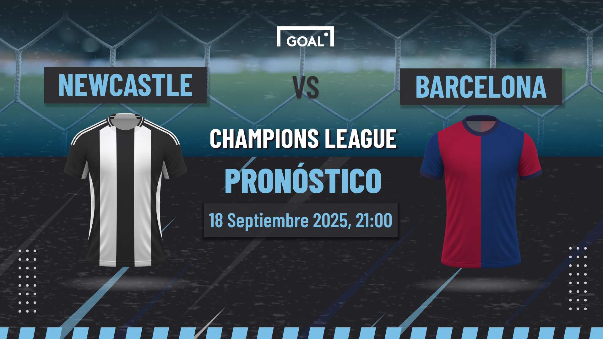 Newcastle vs Barcelona Pronóstico y Apuestas Champions League | 18/09/25