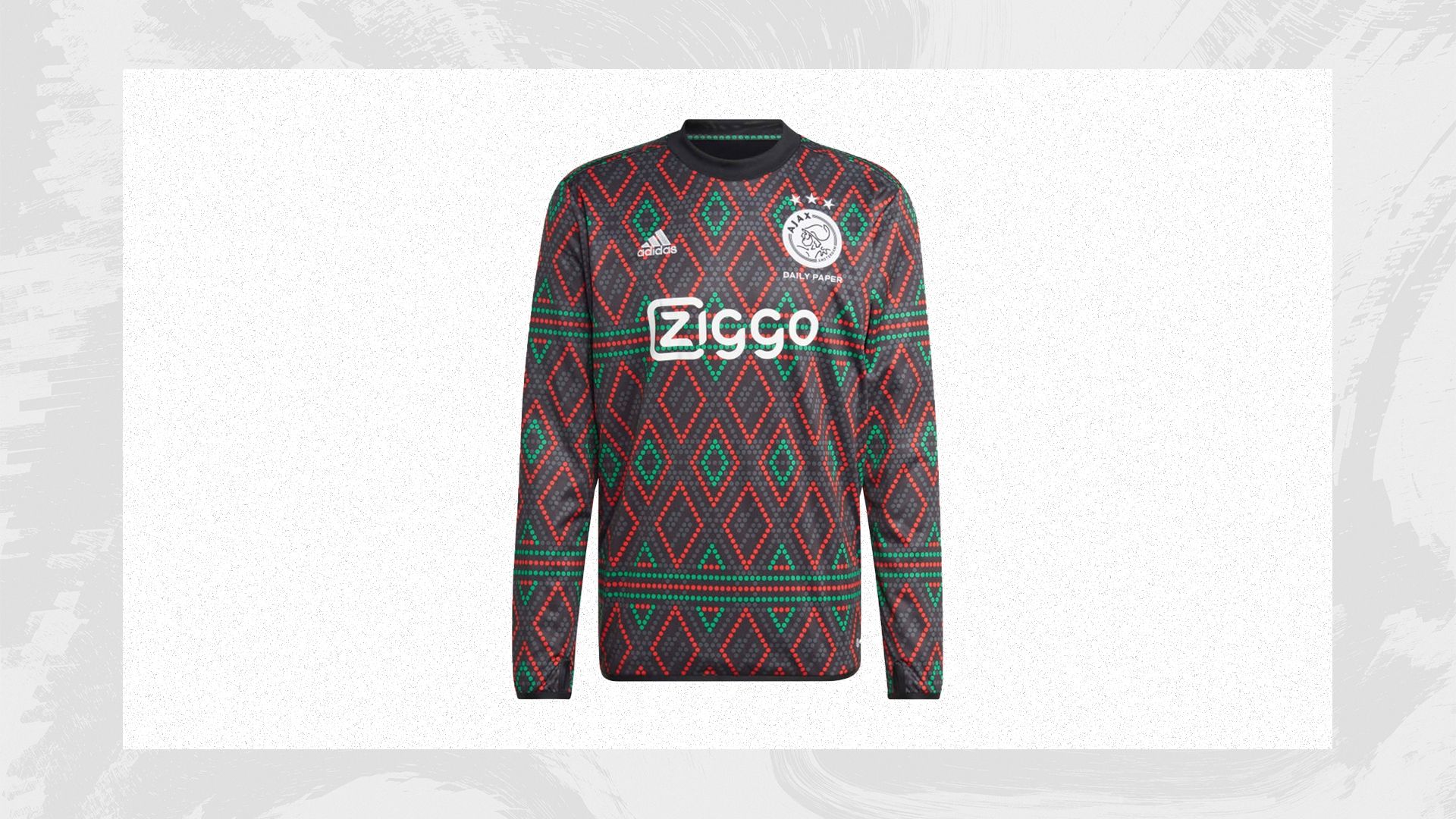 Ajax x Daily Paper pre-match warm top