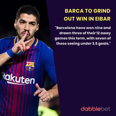 Barca Eibar La Liga graphic