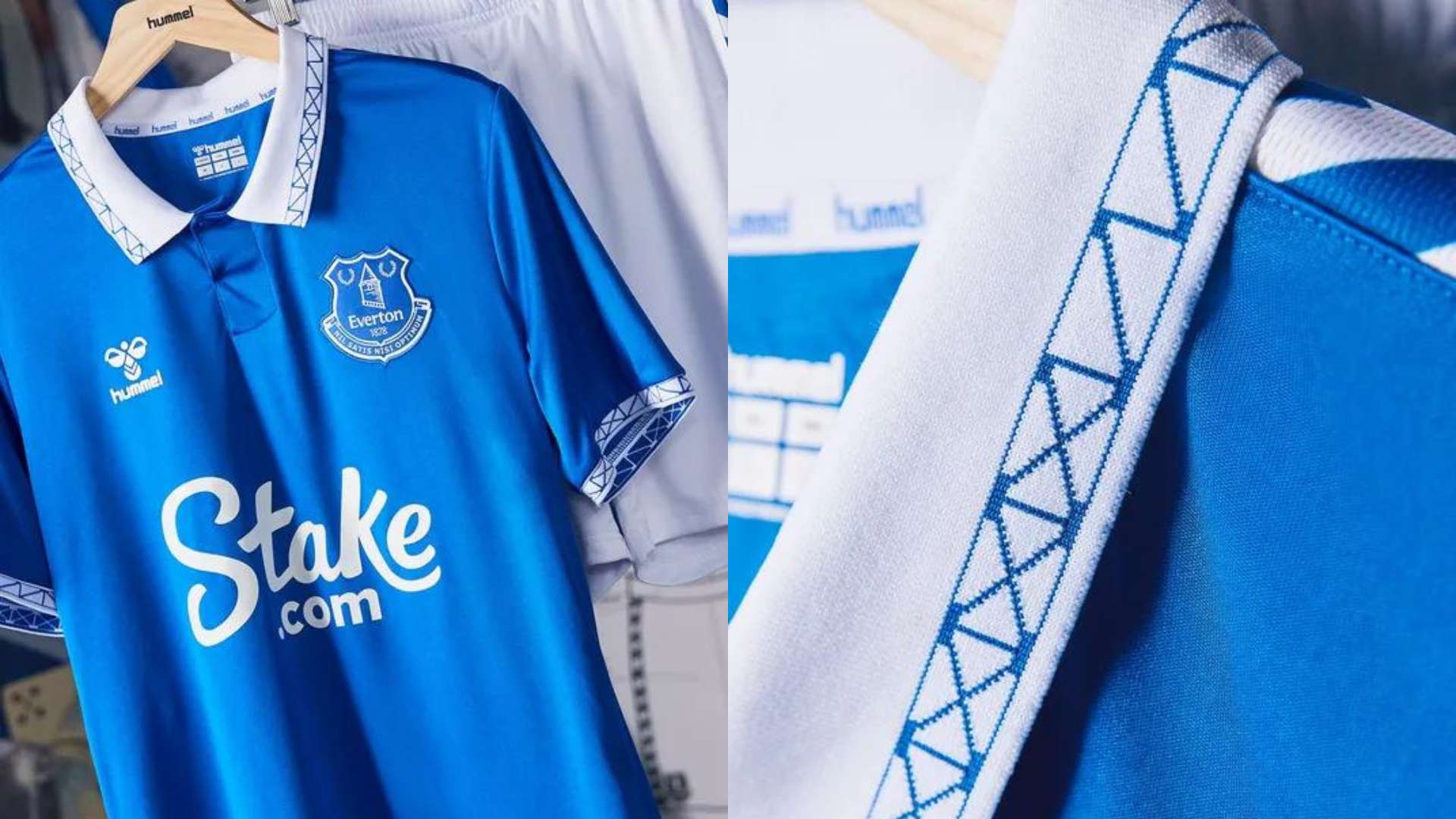 Everton 2023-24 home kit - closer look