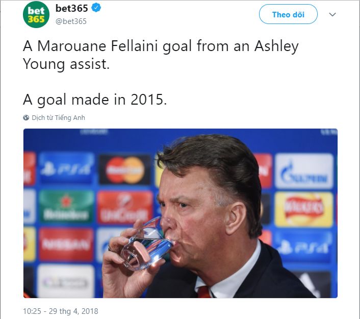 FelFellaini's goal reaction