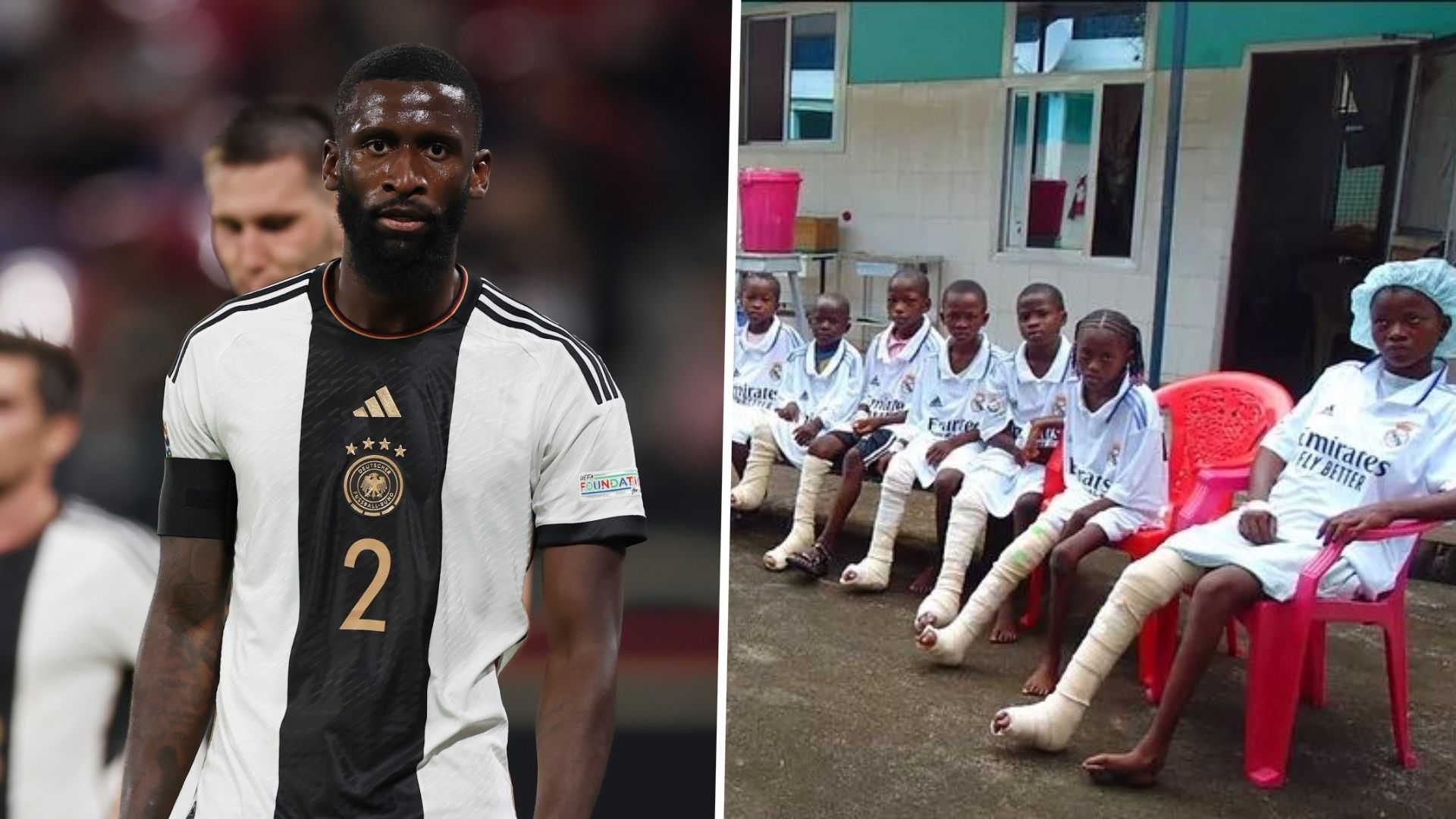 Antonio Rudiger, Sierra Leone kids GFX