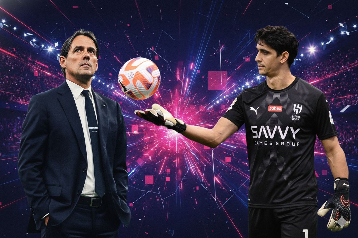 Simone Inzaghi Yassine Bounou GOAL ONLY