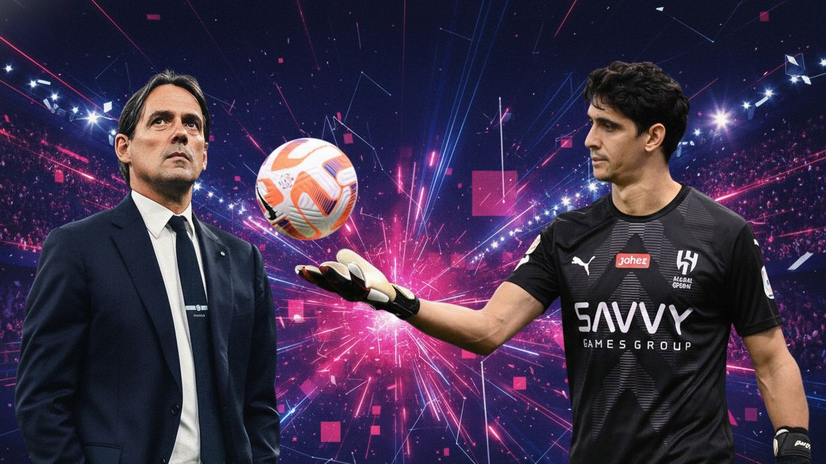 Simone Inzaghi Yassine Bounou GOAL ONLY