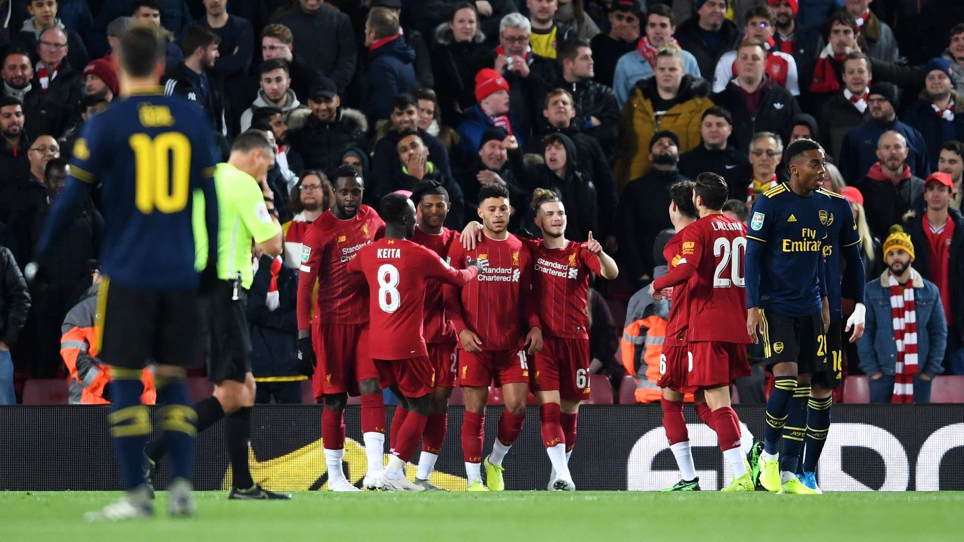 Liverpool Arsenal Carabao cup 2019-20