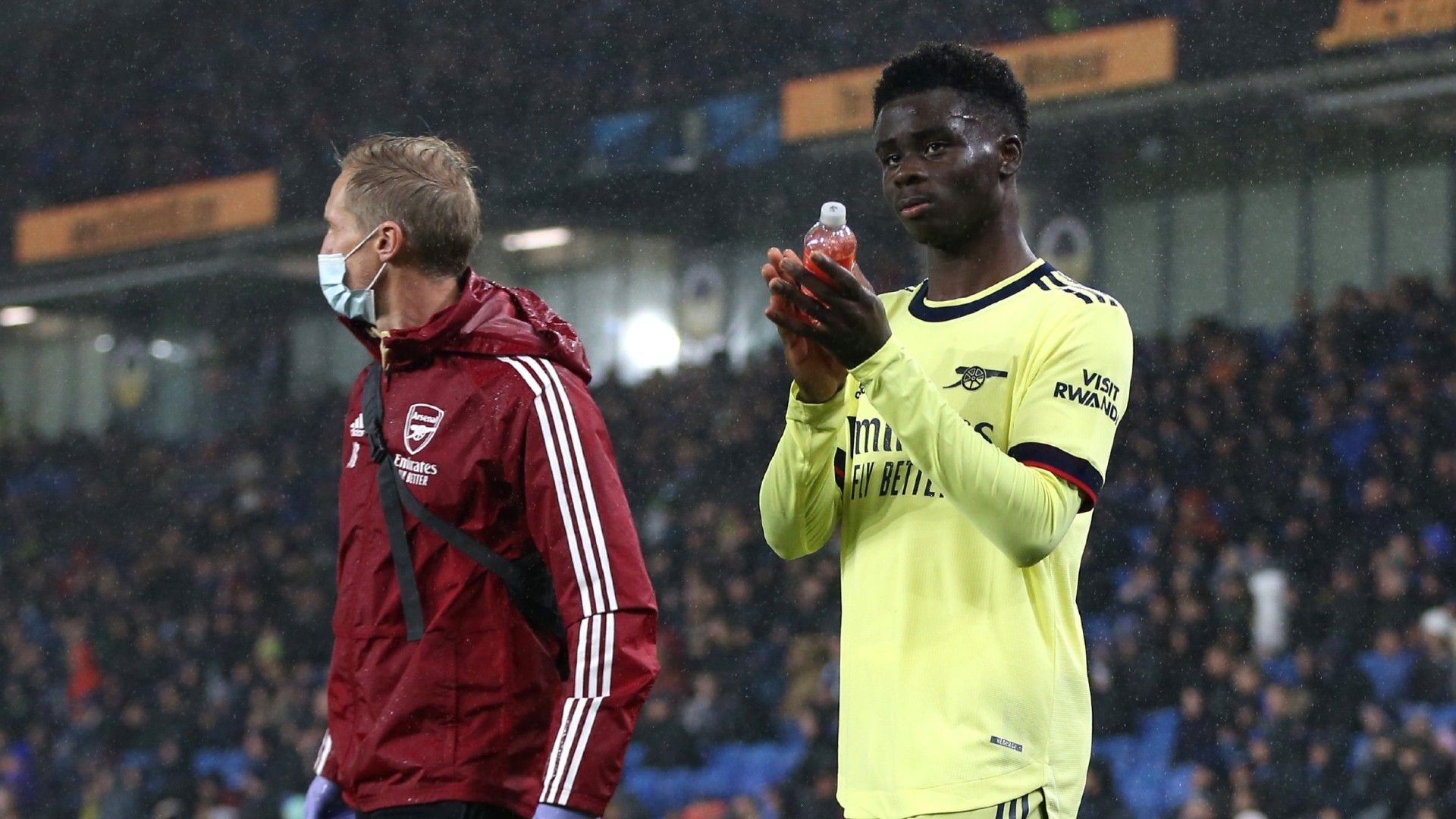 Bukayo Saka Brighton vs Arsenal 2021-22