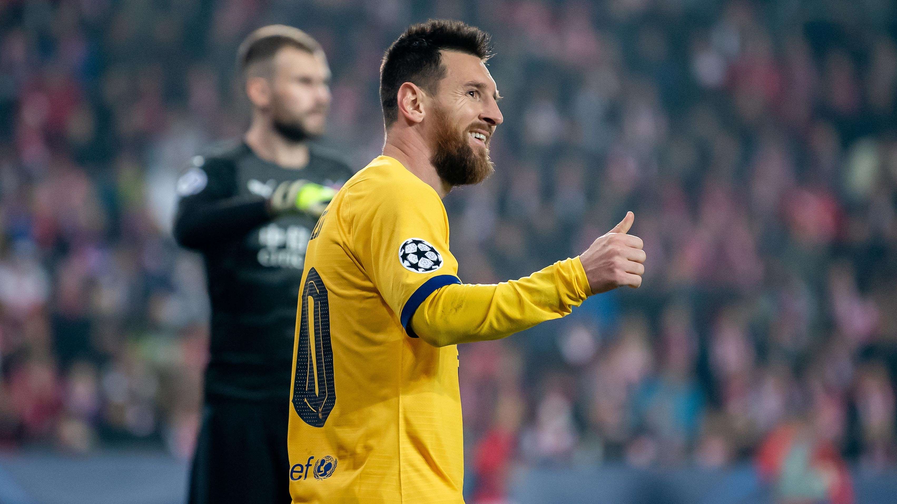 Lionel Messi Slavia Praga Barcelona UCL 23102019