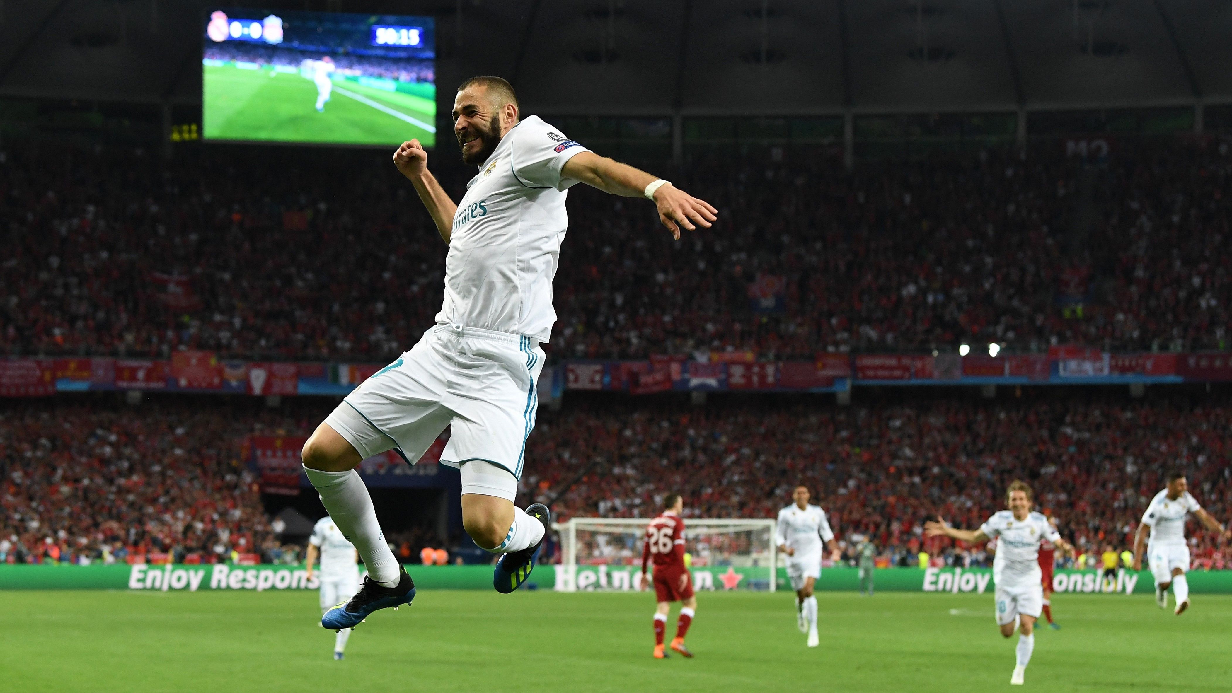 Karim Benzema Real Madrid Liverpool UCL