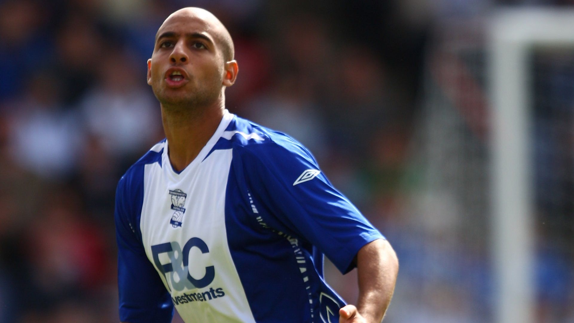 Mehdi Nafti of Birmingham City in action during the pre-season friendly match between Walsall and Birmingham City at the Bescote Stadium on July 28,2007 in Walsall, England