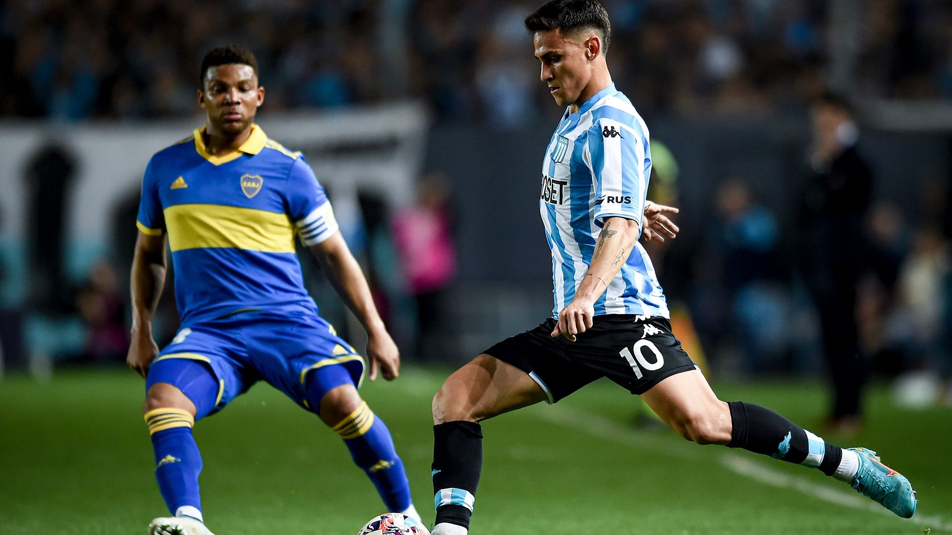 Matias Rojas Racing Frank Fabra Boca Torneo Liga Profesional 14082022