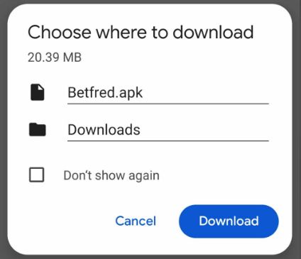 betfred app download process 2