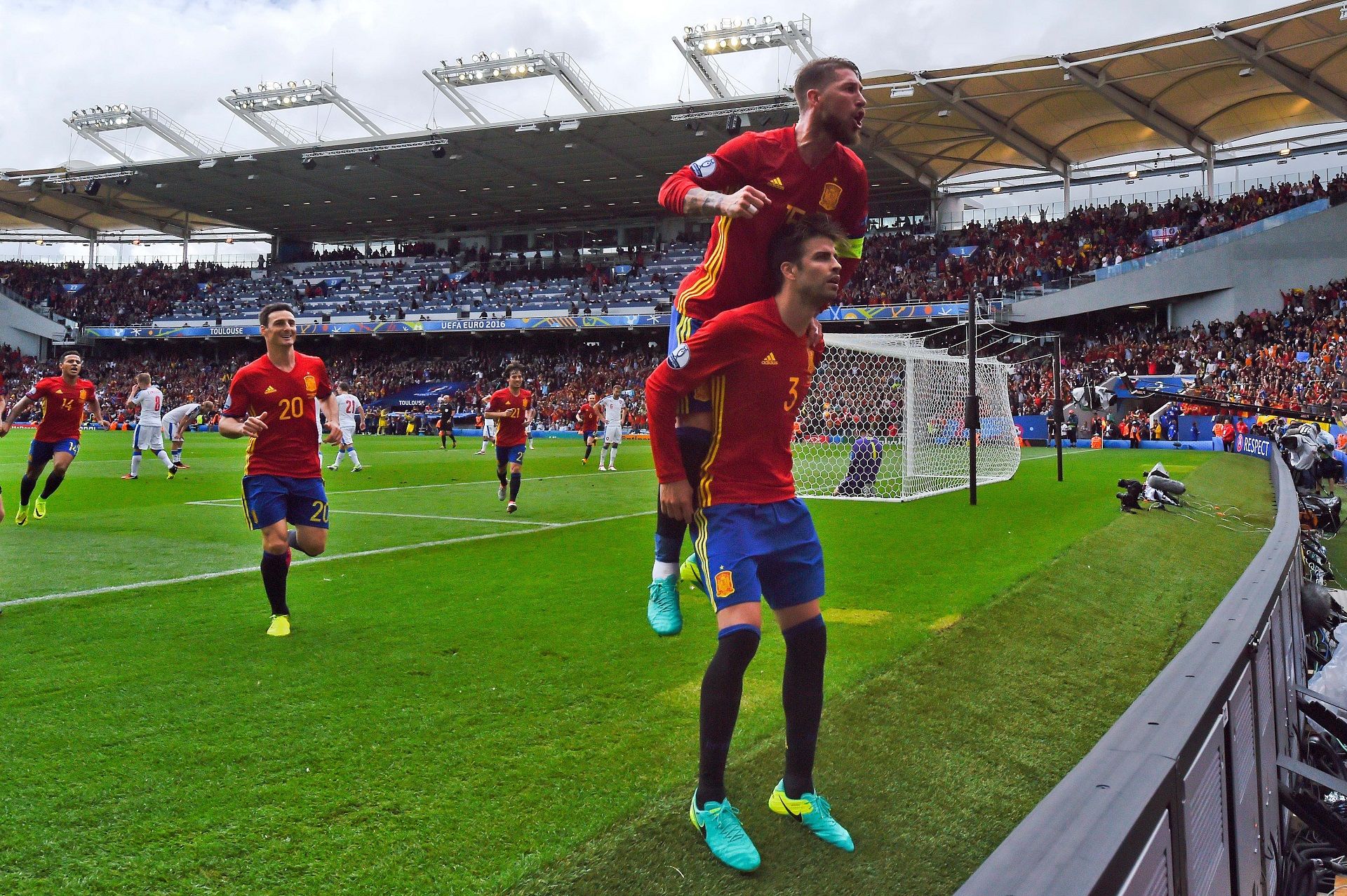 Ramos and Pique