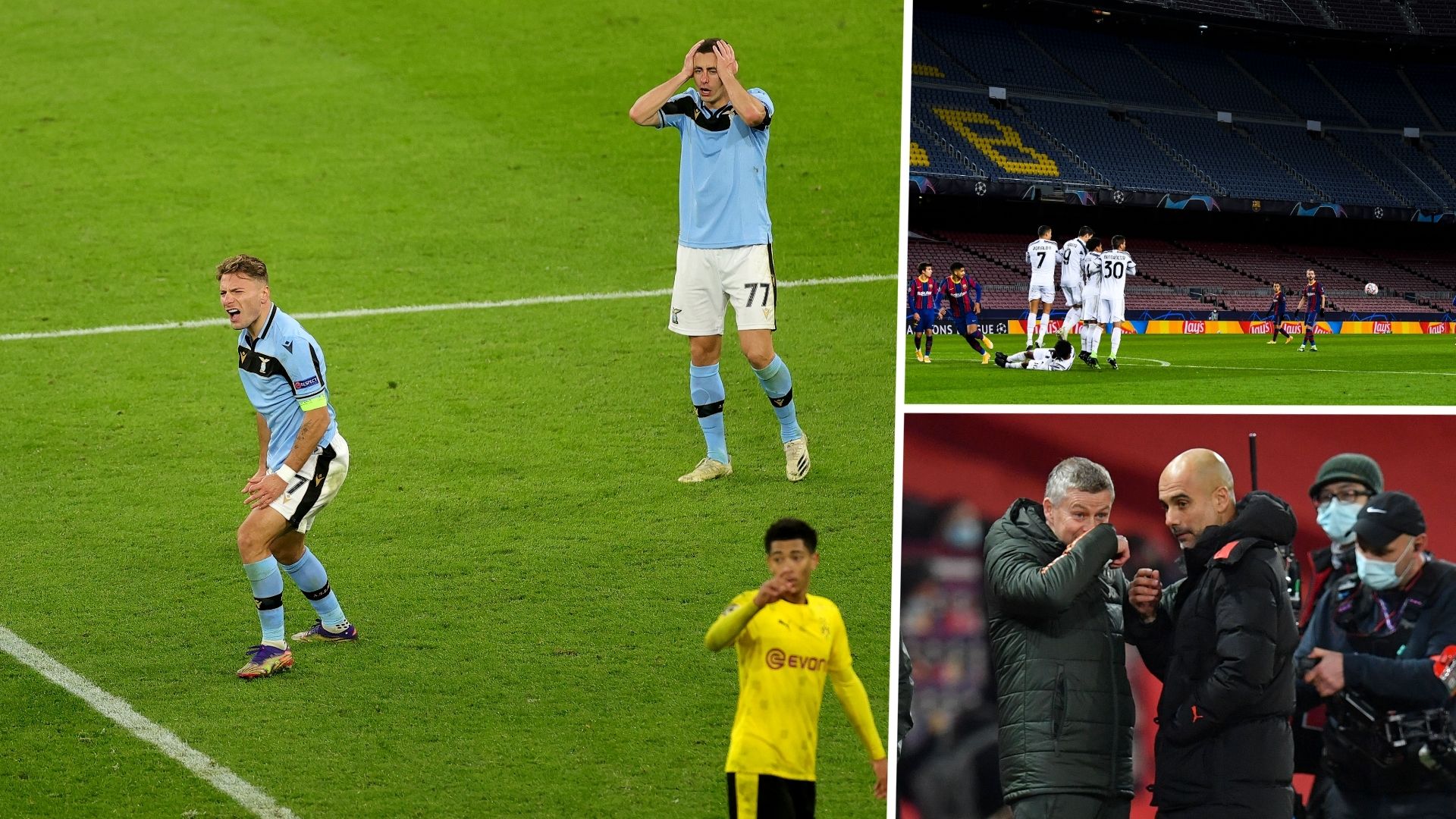 Lazio Pep Camp Nou Solskjaer