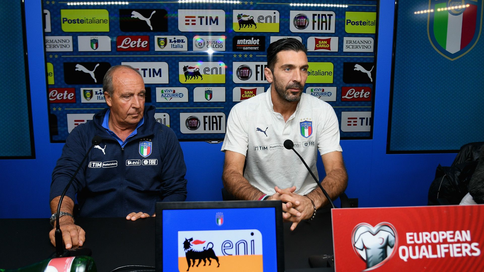 Giampiero Ventura Gianluigi Buffon Italy