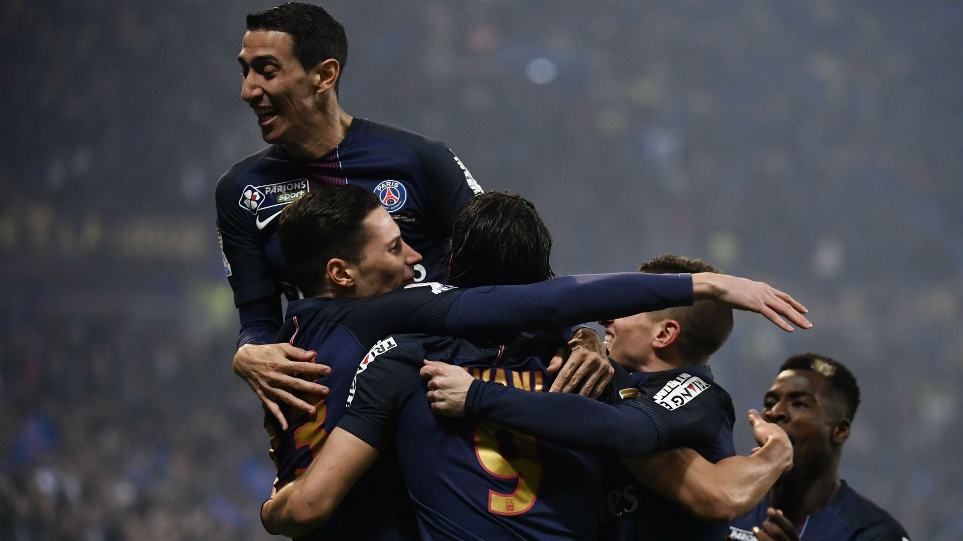 Angel Di Maria Julian Draxler PSG Monaco Coupe de la Ligue 01042017