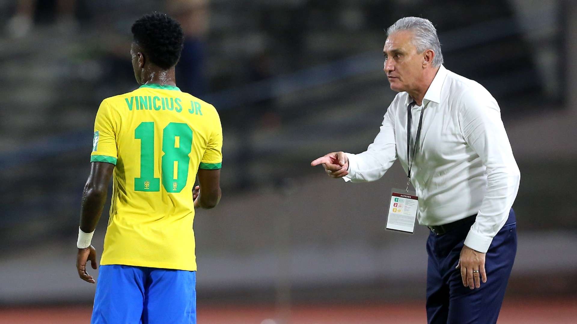 Vinícius Júnior Tite seleção brasileira Brasil 2021