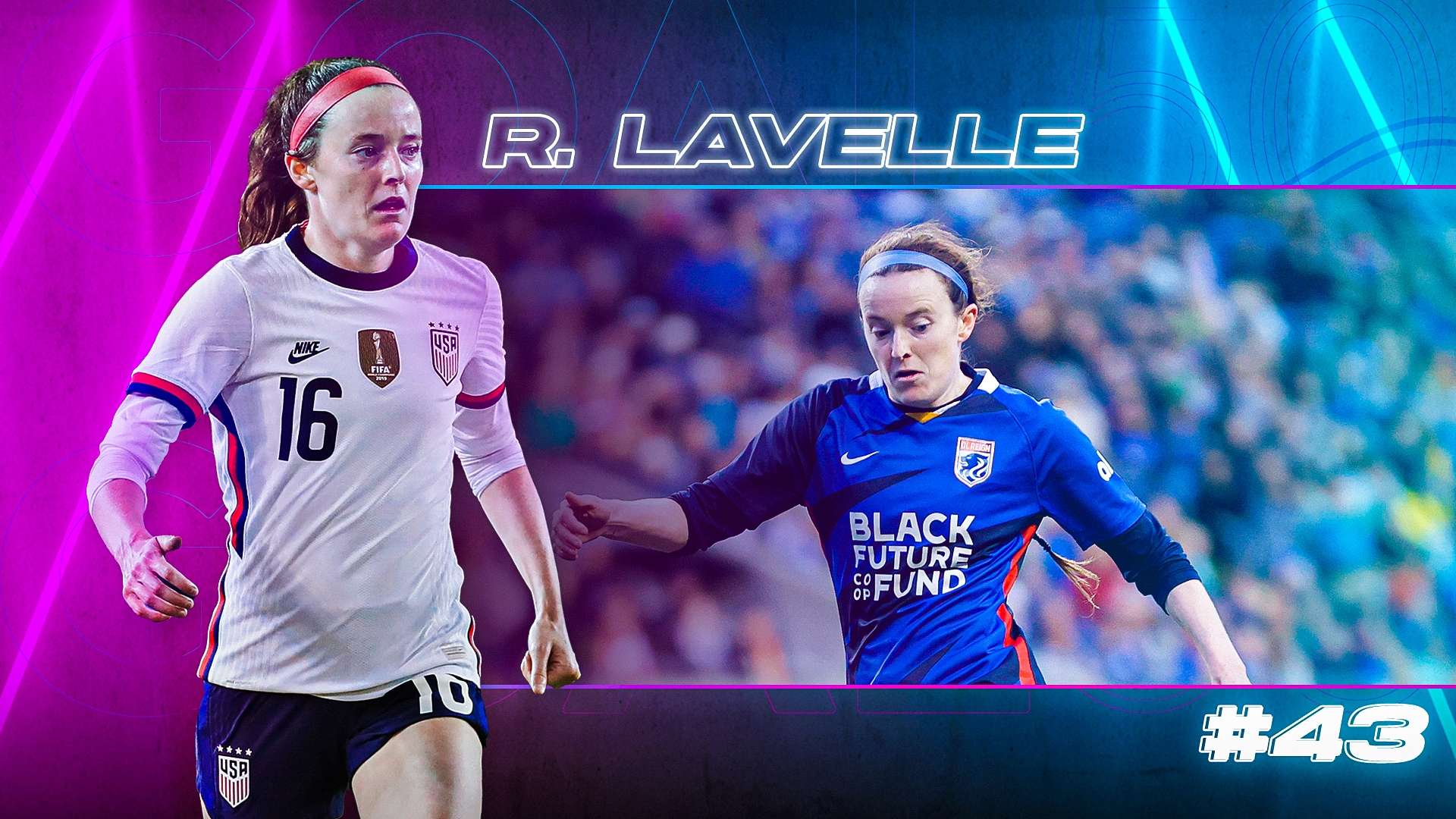 GOAL50 2022 Rose Lavelle GFX Ranking