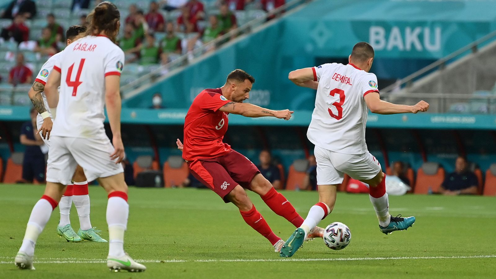 Seferovic, Suiza vs. Turquía