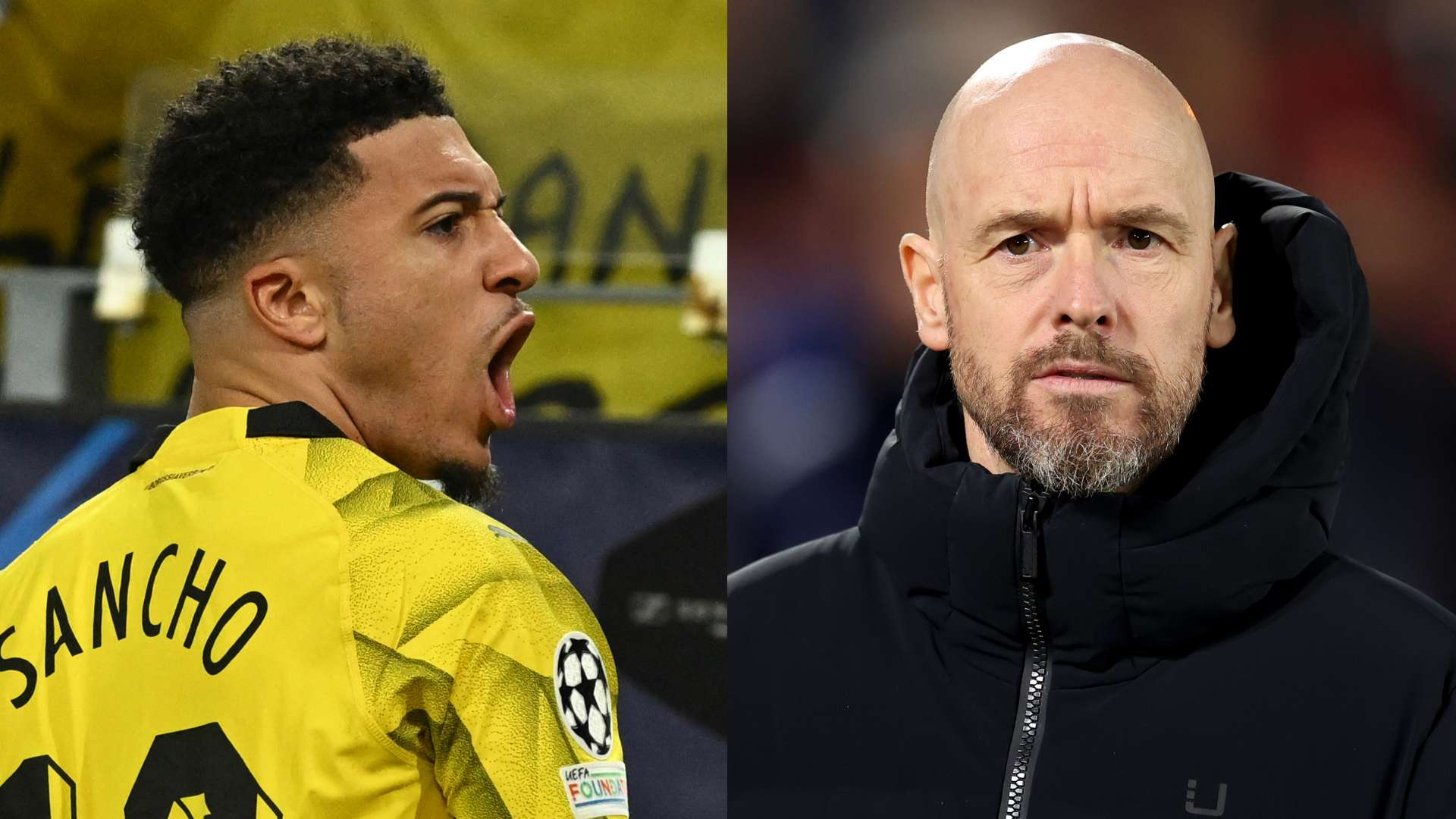 Jadon Sancho told he's 'won' battle with Erik ten Hag after dealing Man Utd major Champions League blow in Borussia Dortmund colours as fans react to damning statistic that shows how far