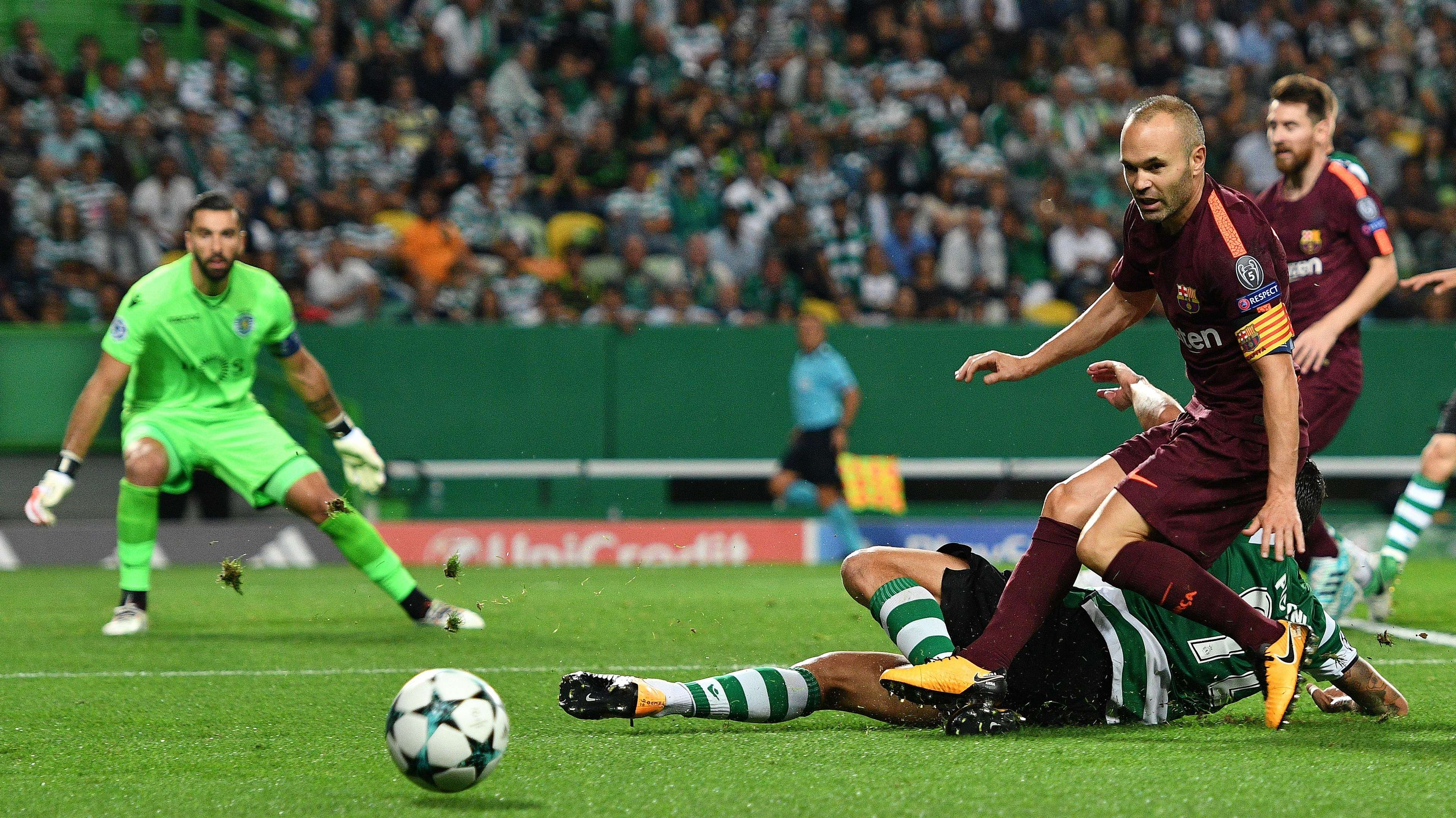 Andres Iniesta Sporting CP Barcelona UCL 27092017