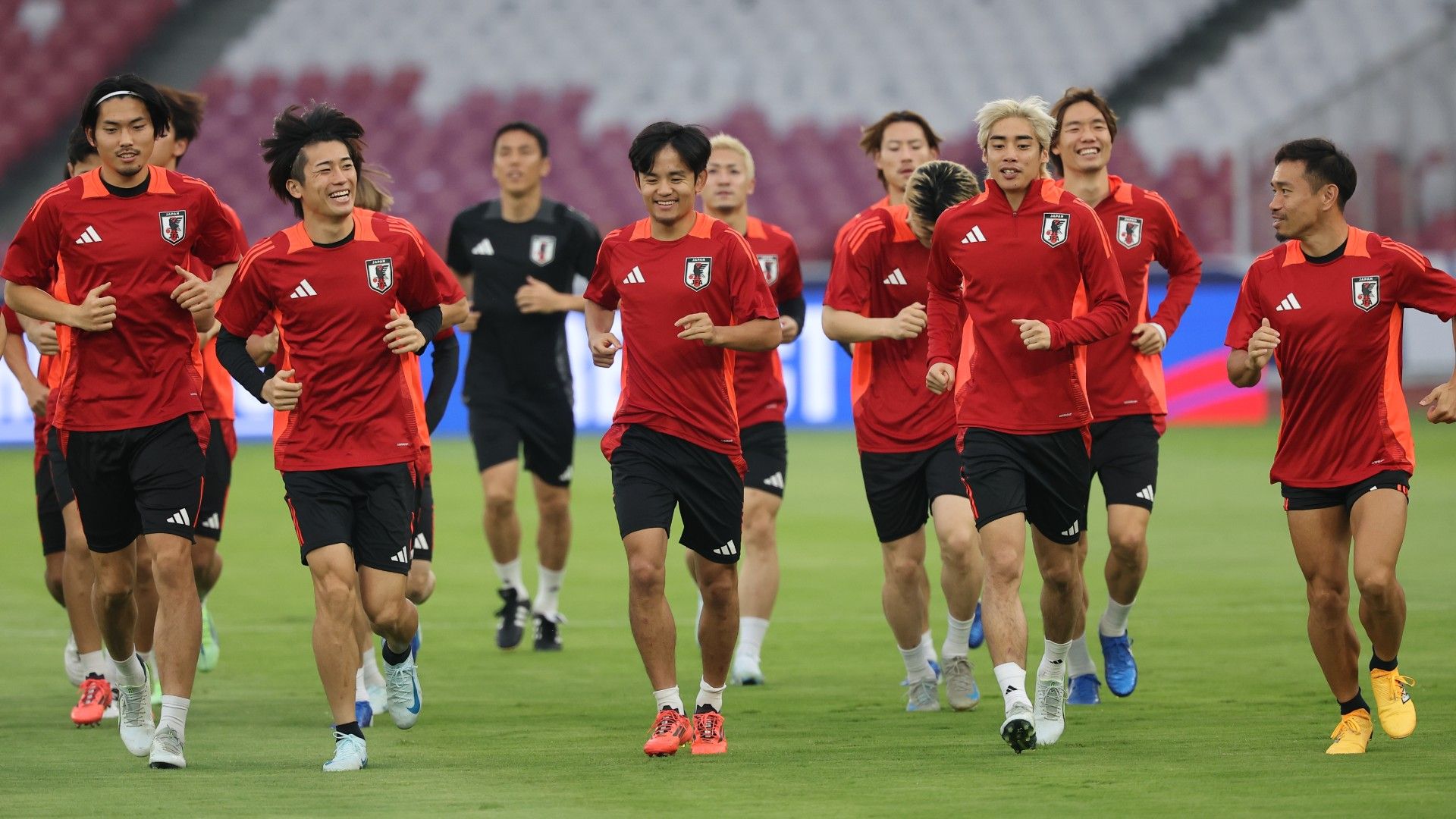 フォトギャラリー】日本代表インドネシア戦前日練習及び公式会見｜W杯