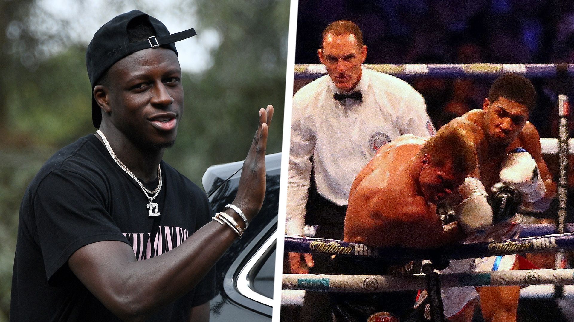 Benjamin Mendy Anthony Joshua Fight